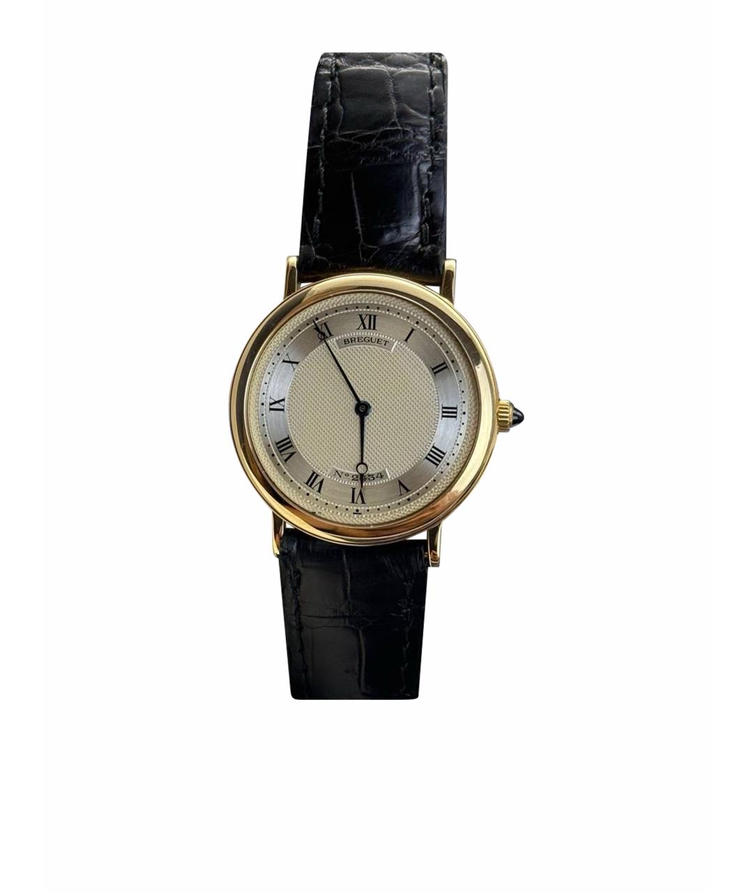 Breguet Черные часы из желтого золота, фото 1