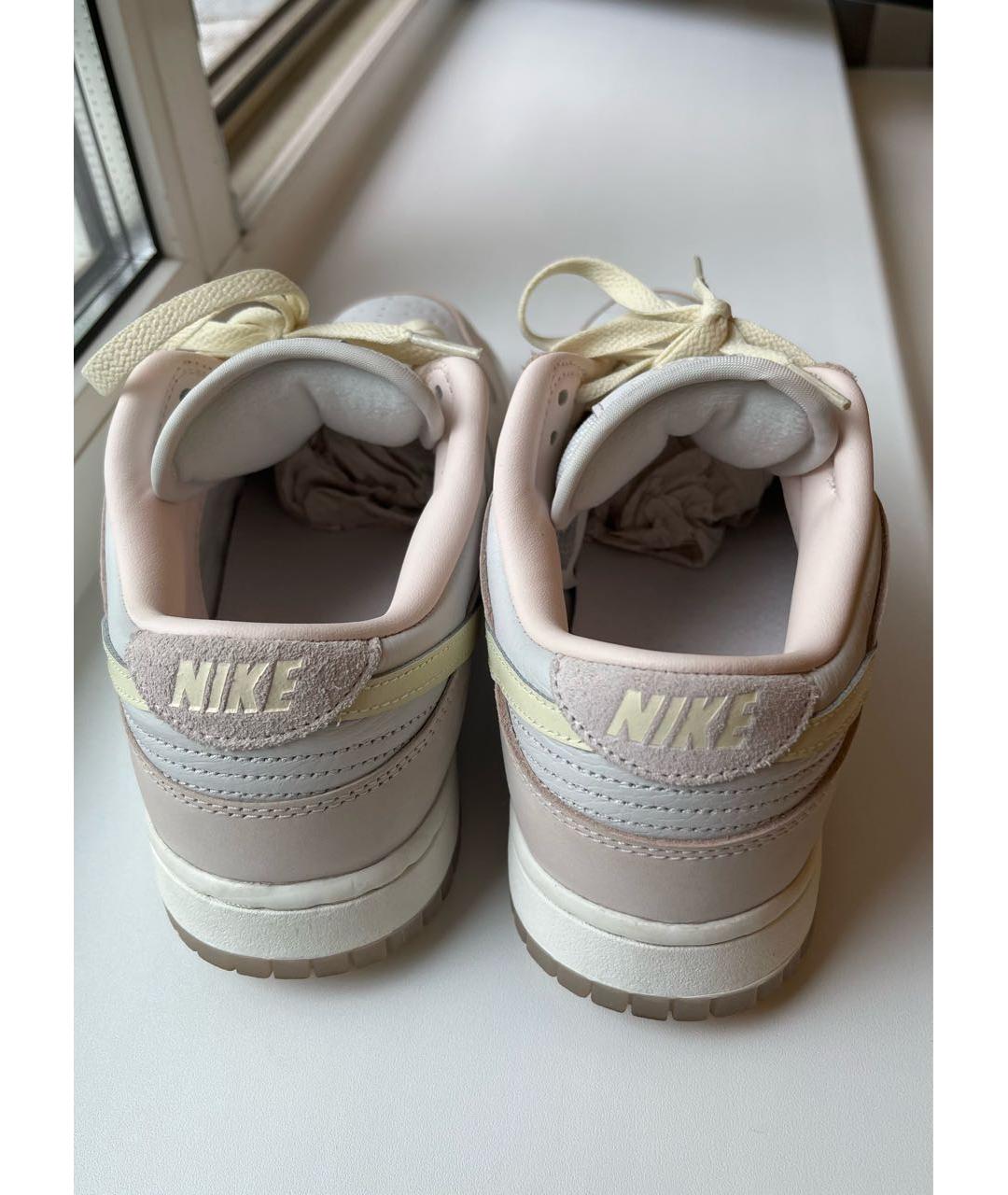 NIKE Розовые кожаные кеды, фото 4