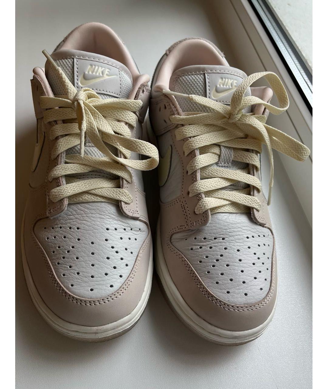 NIKE Розовые кожаные кеды, фото 2