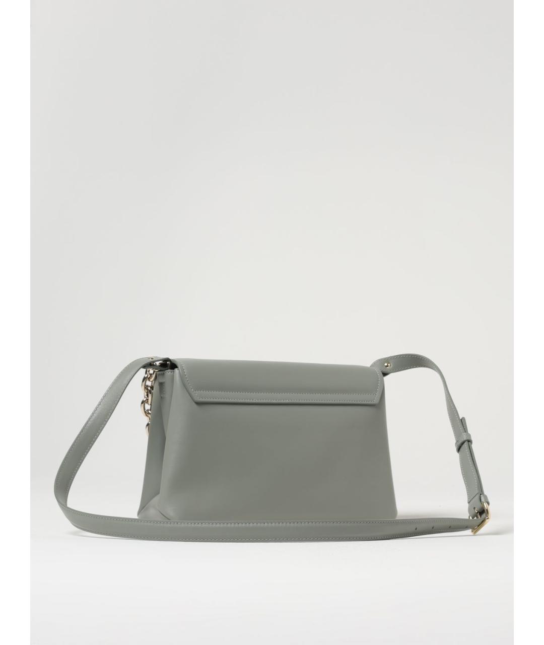 FURLA Зеленая кожаная сумка через плечо, фото 2