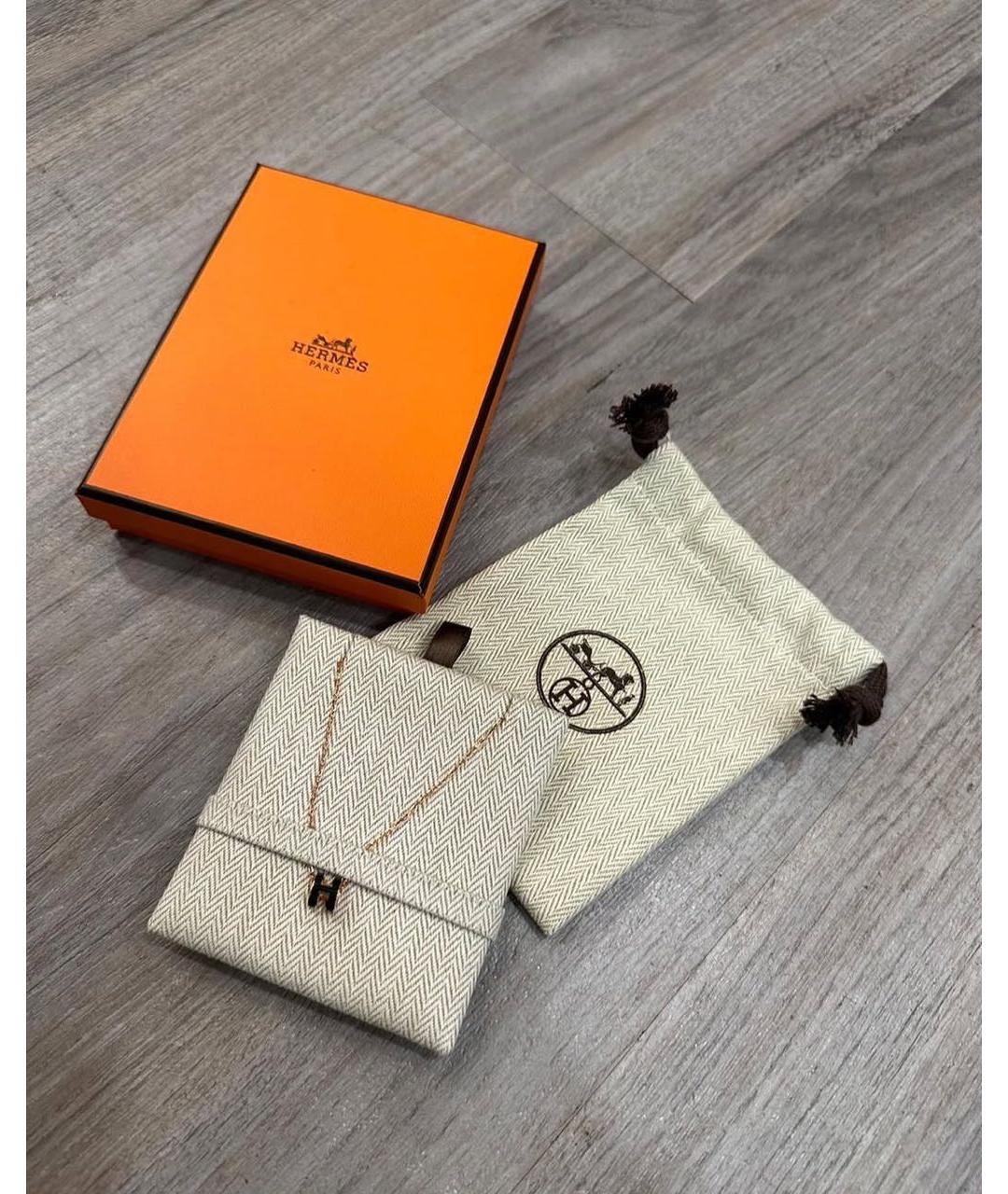HERMES Зеленая металлическая подвеска, фото 4