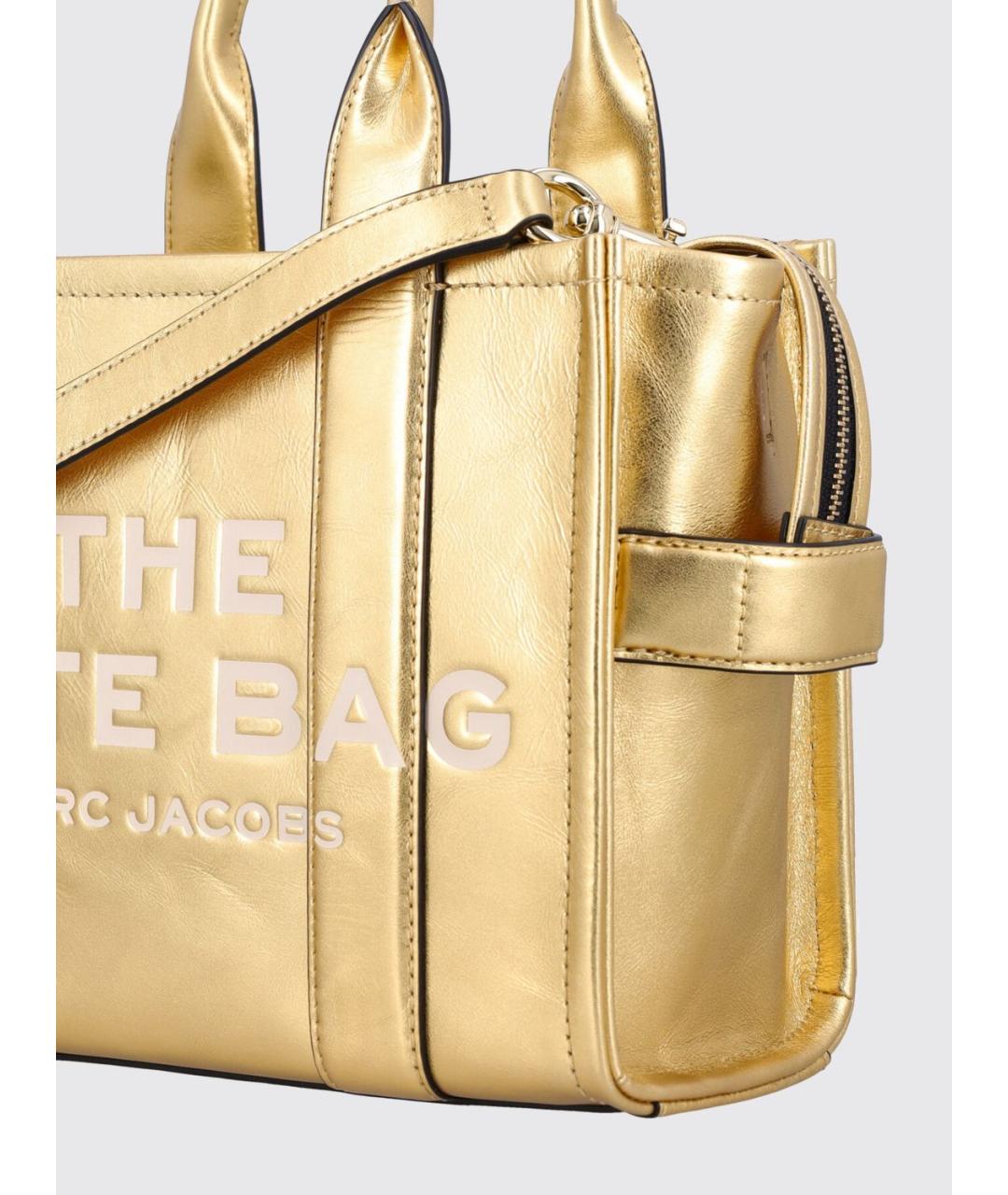 MARC JACOBS Золотая сумка тоут, фото 3