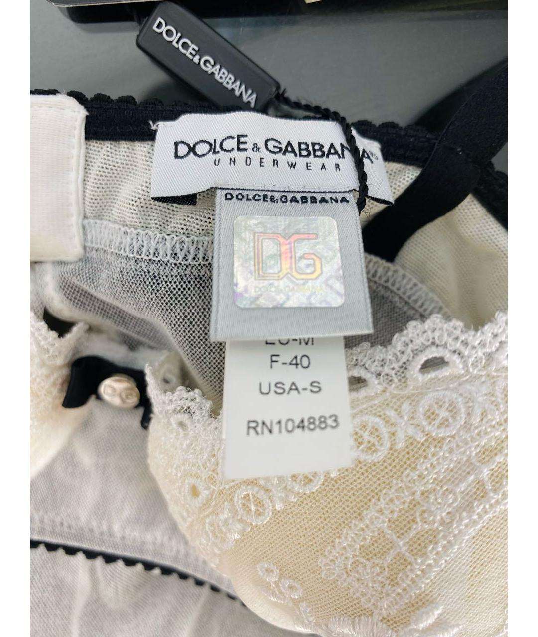 DOLCE&GABBANA Белая пижамы и сорочки, фото 6