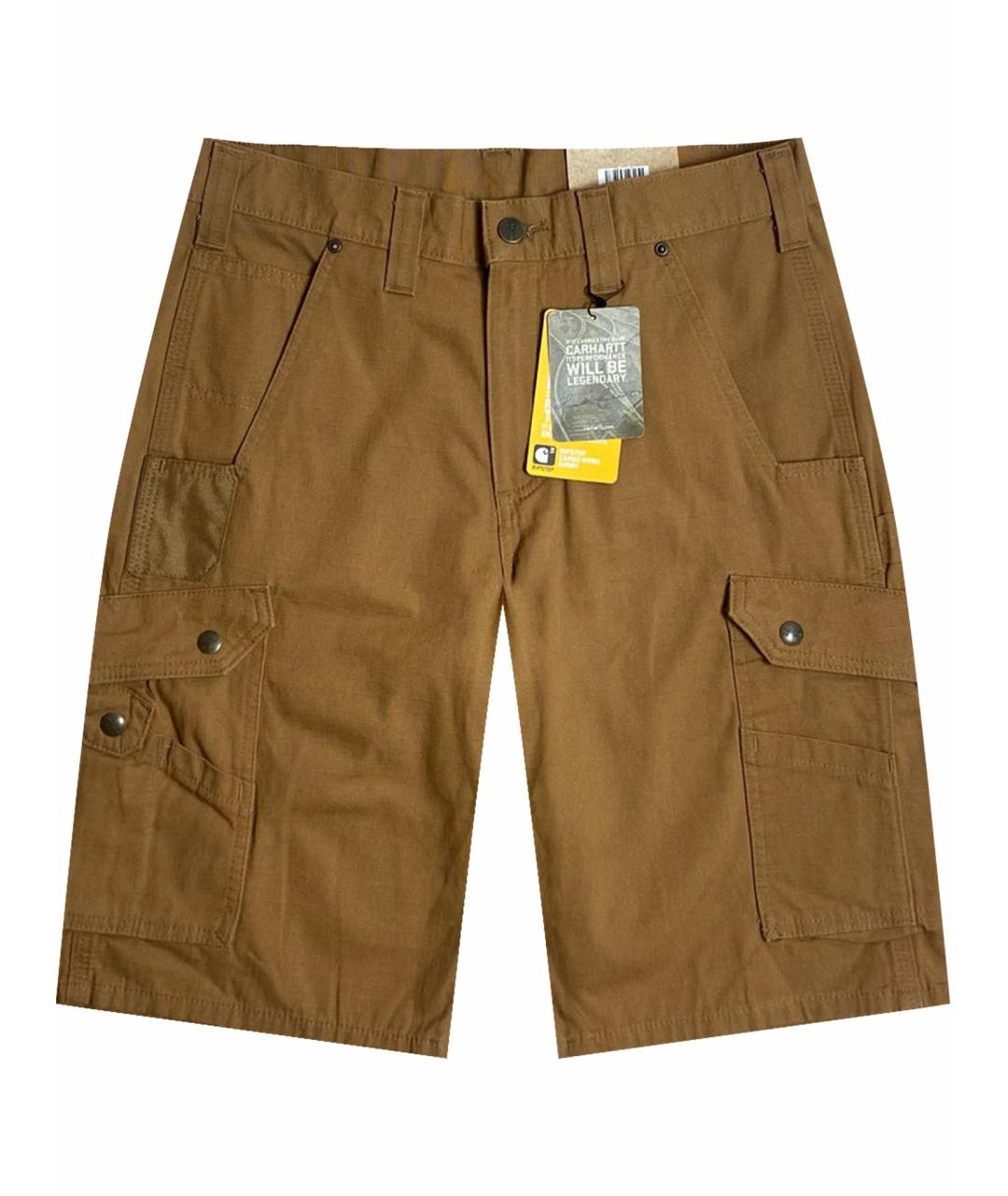 CARHARTT Горчичные хлопковые шорты, фото 1