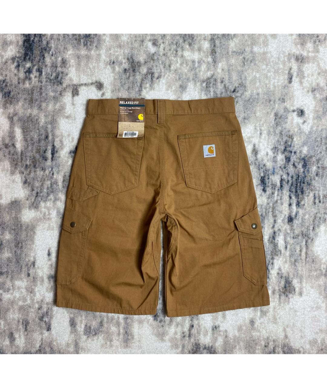 CARHARTT Горчичные хлопковые шорты, фото 4