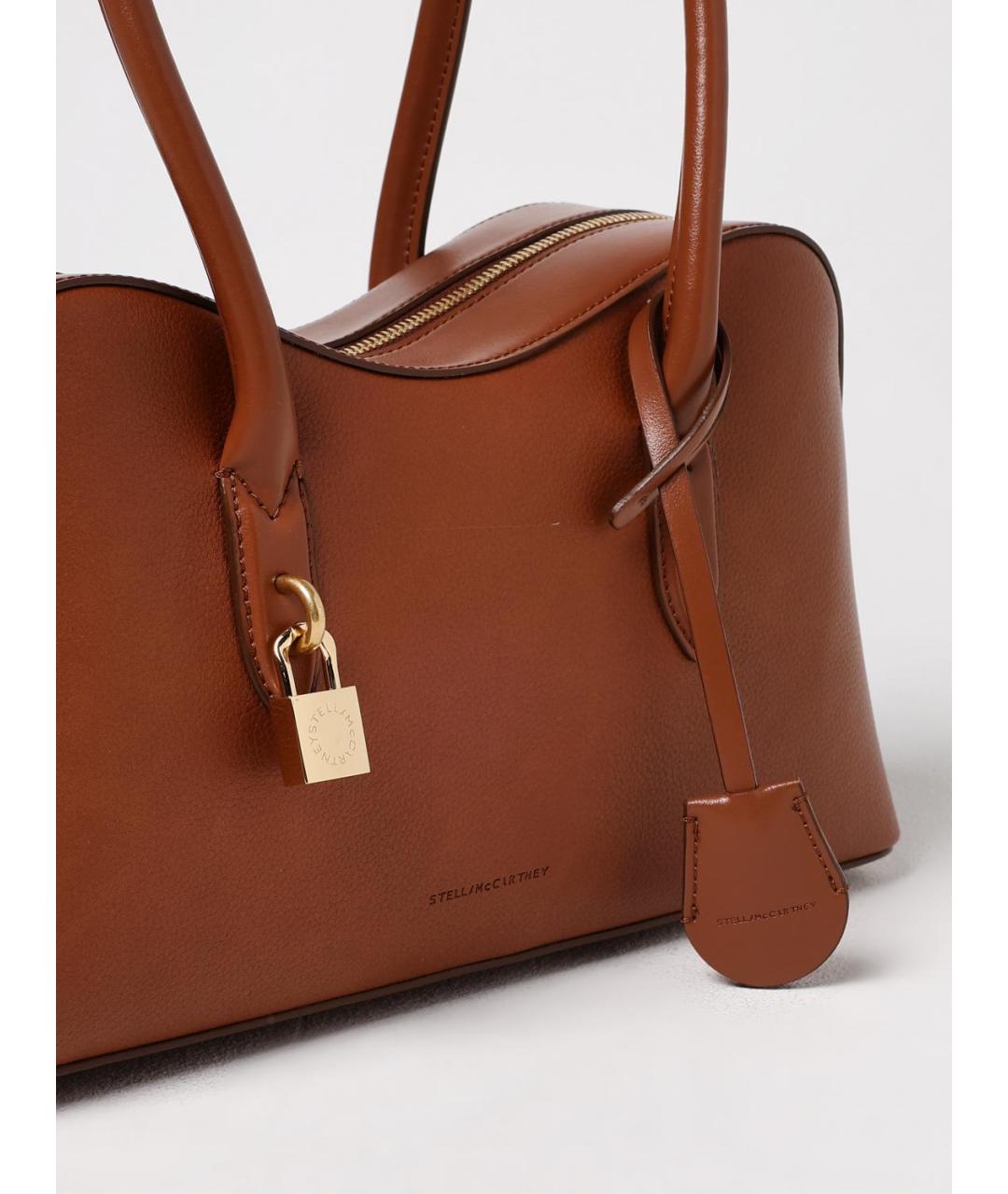 STELLA MCCARTNEY Коричневая сумка тоут из искусственной кожи, фото 4