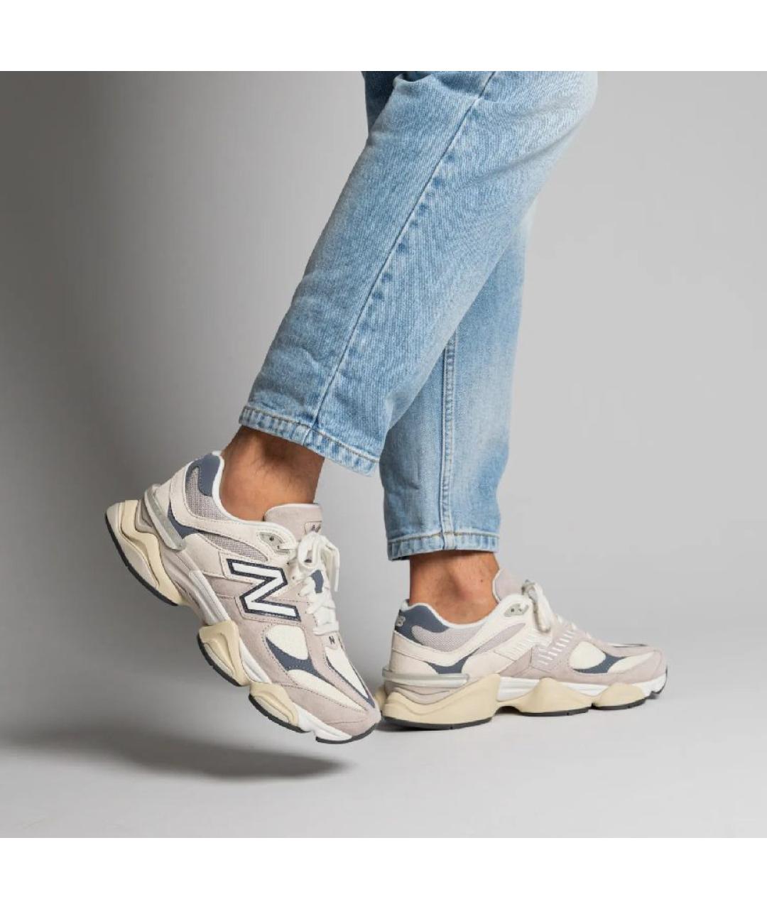 NEW BALANCE Серые замшевые кроссовки, фото 6