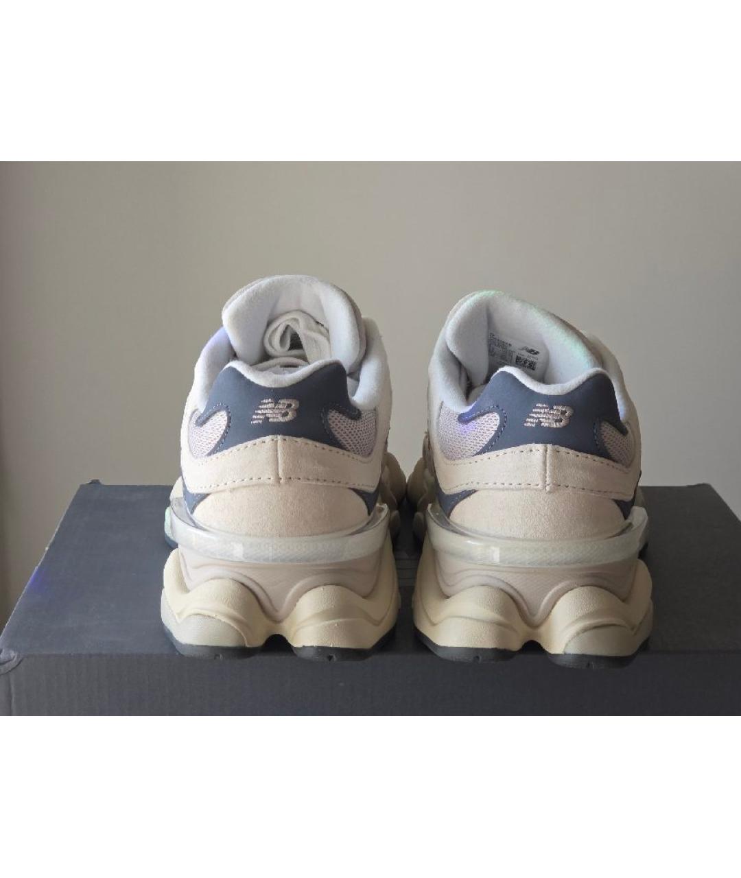 NEW BALANCE Серые замшевые кроссовки, фото 4