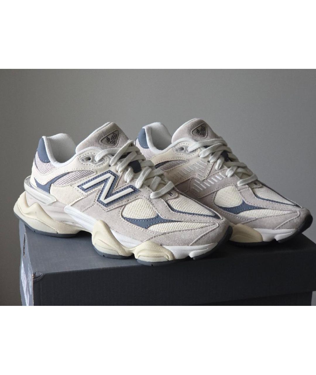 NEW BALANCE Серые замшевые кроссовки, фото 2