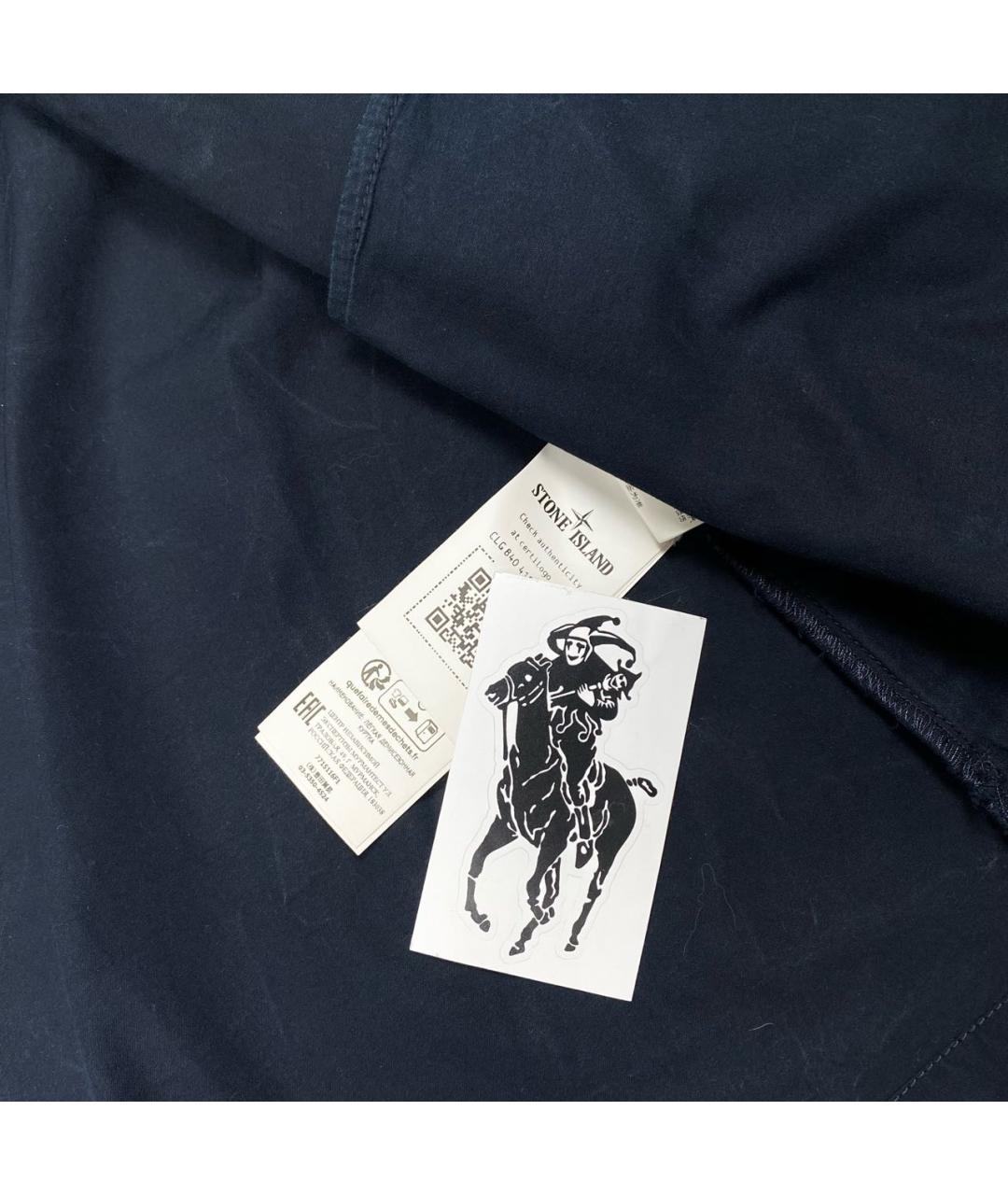 STONE ISLAND Темно-синяя куртка, фото 5