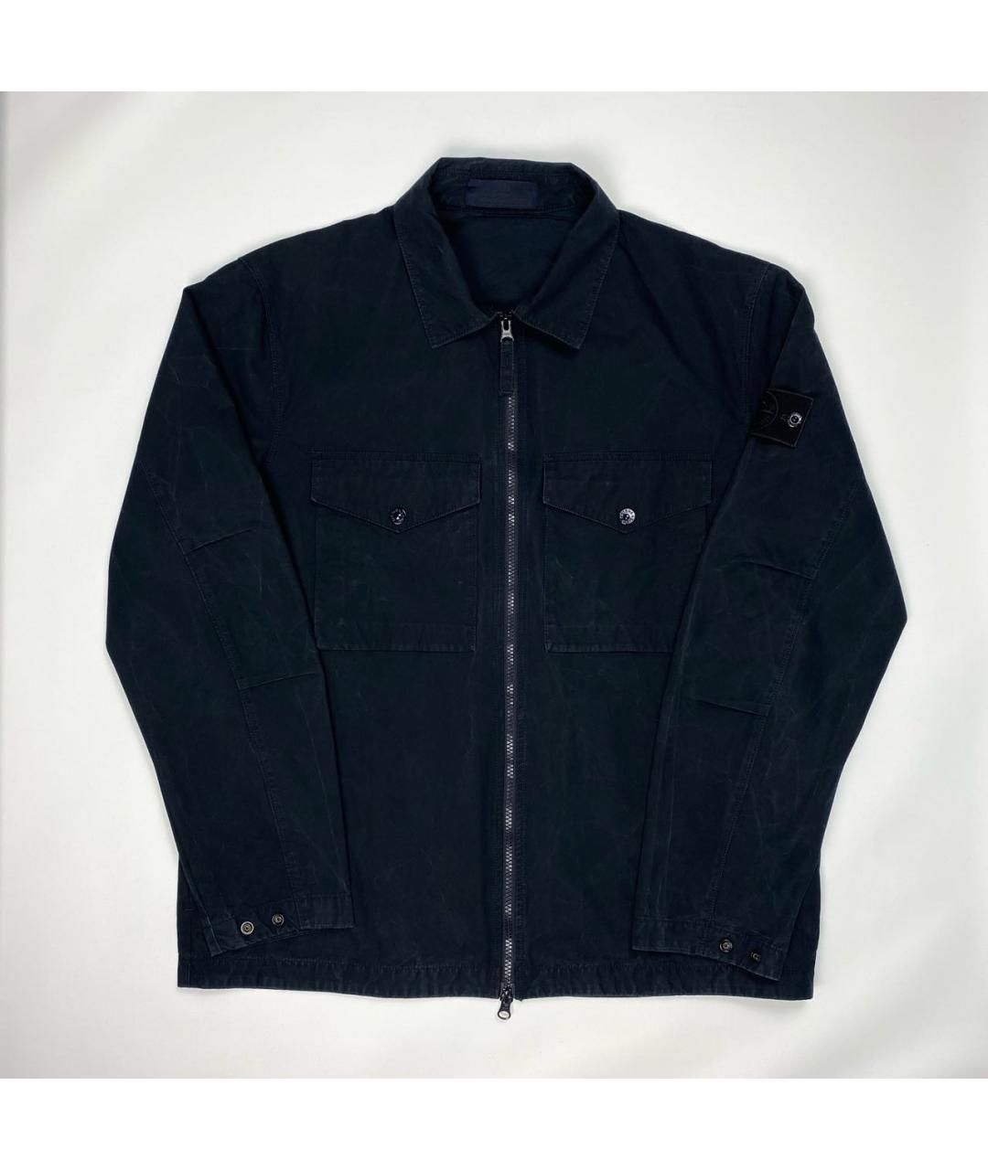 STONE ISLAND Темно-синяя куртка, фото 6