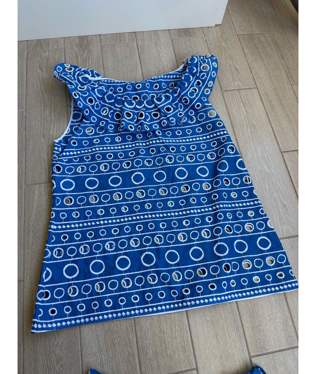 BOUTIQUE MOSCHINO Синий хлопковый корсет, фото 3
