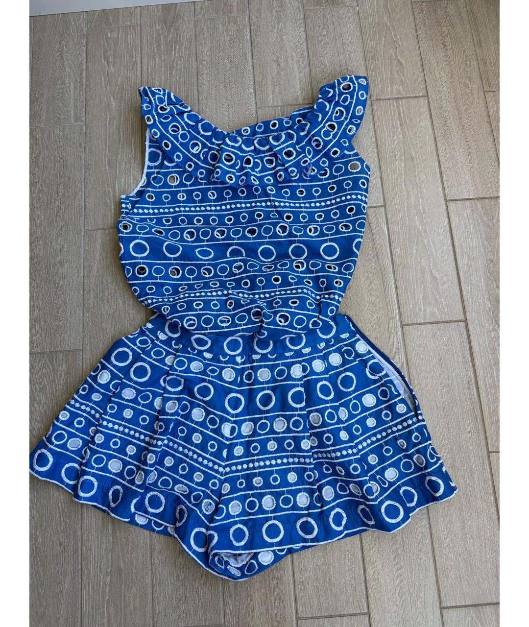 BOUTIQUE MOSCHINO Синий хлопковый корсет, фото 9