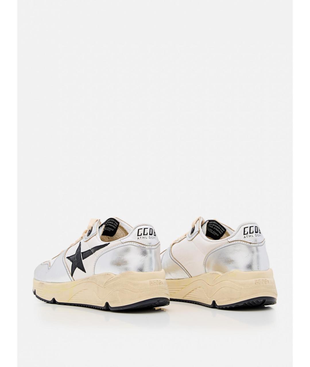 GOLDEN GOOSE DELUXE BRAND Серебряные кроссовки, фото 3