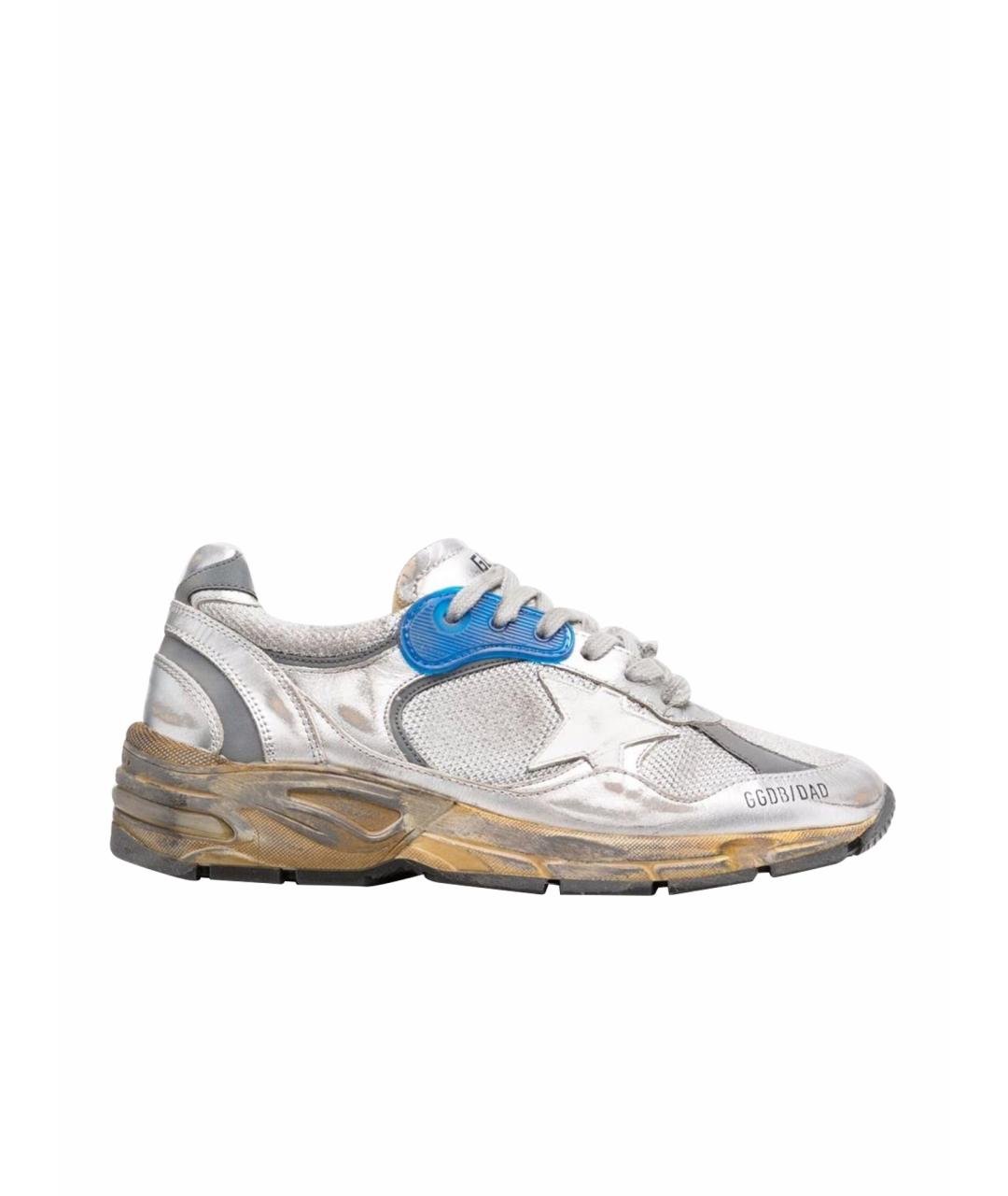 GOLDEN GOOSE DELUXE BRAND Серебряные кроссовки, фото 1