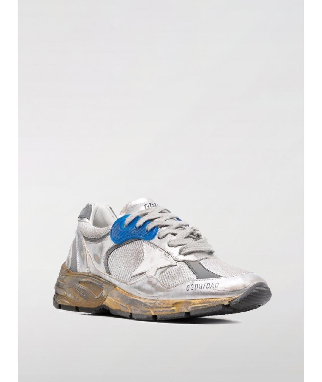 GOLDEN GOOSE DELUXE BRAND Серебряные кроссовки, фото 2