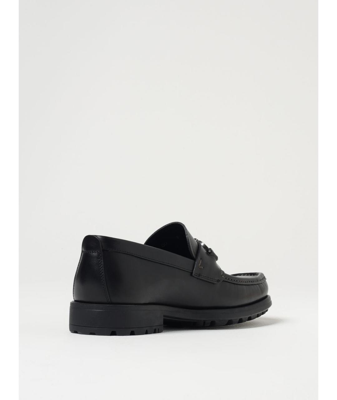 FERRAGAMO Черные лоферы, фото 3