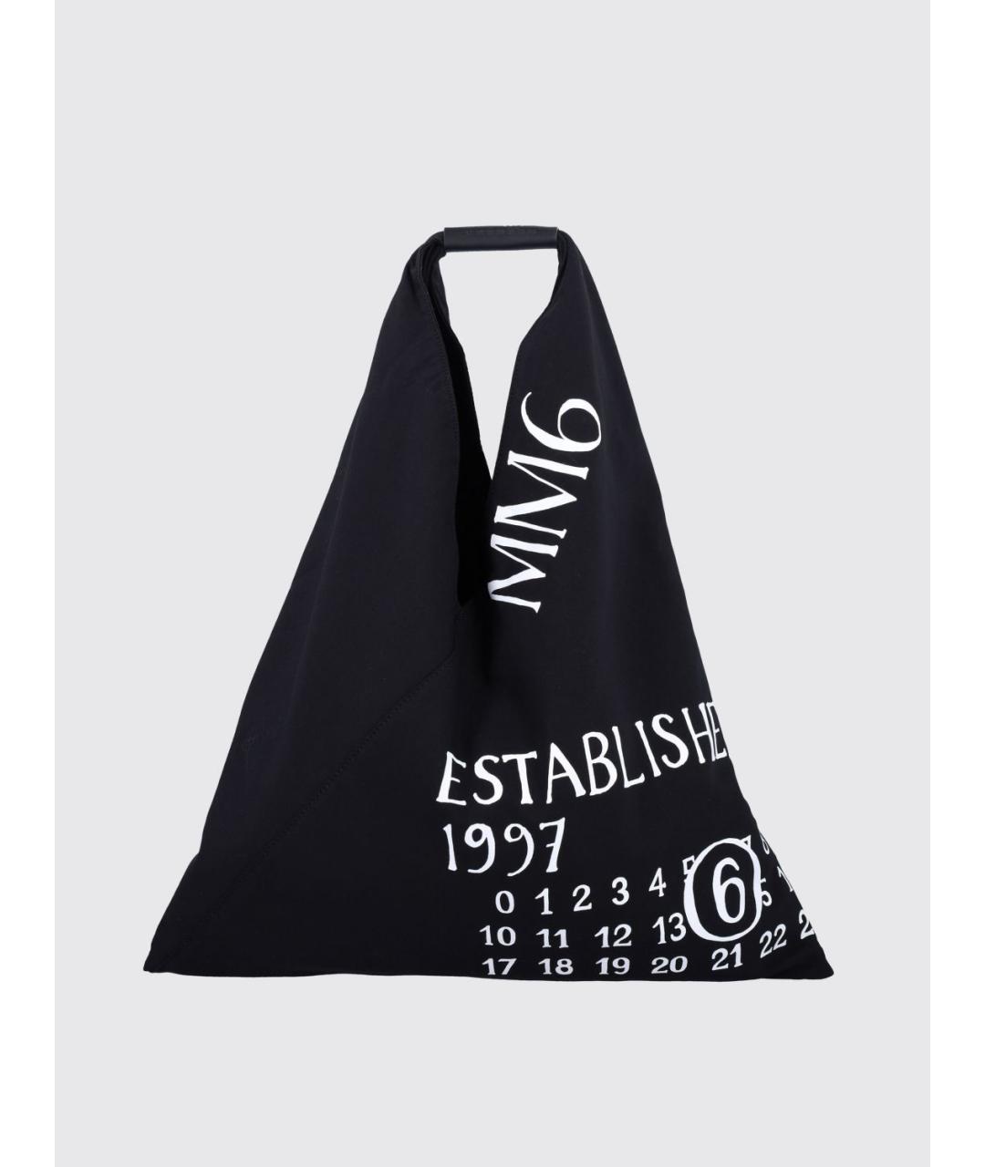 MM6 MAISON MARGIELA Черная сумка тоут, фото 4