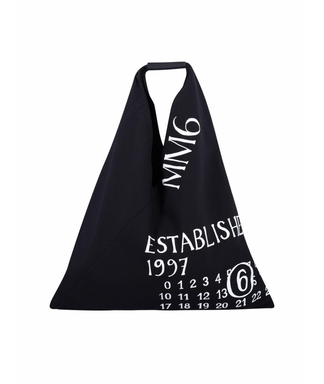 MM6 MAISON MARGIELA Черная сумка тоут, фото 1
