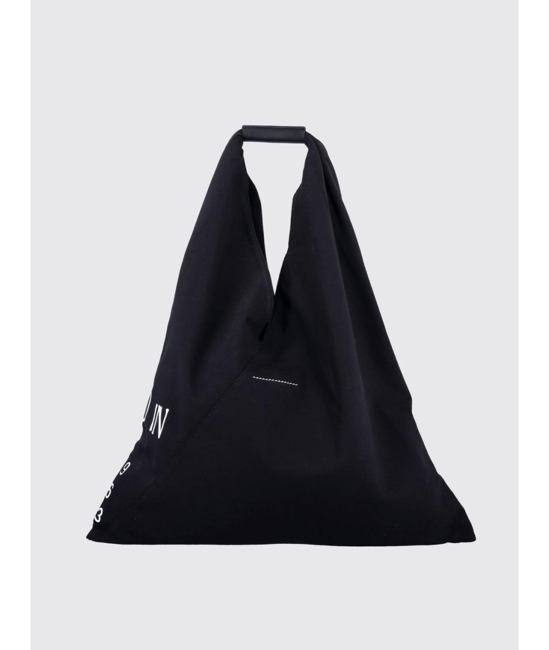 MM6 MAISON MARGIELA Черная сумка тоут, фото 2