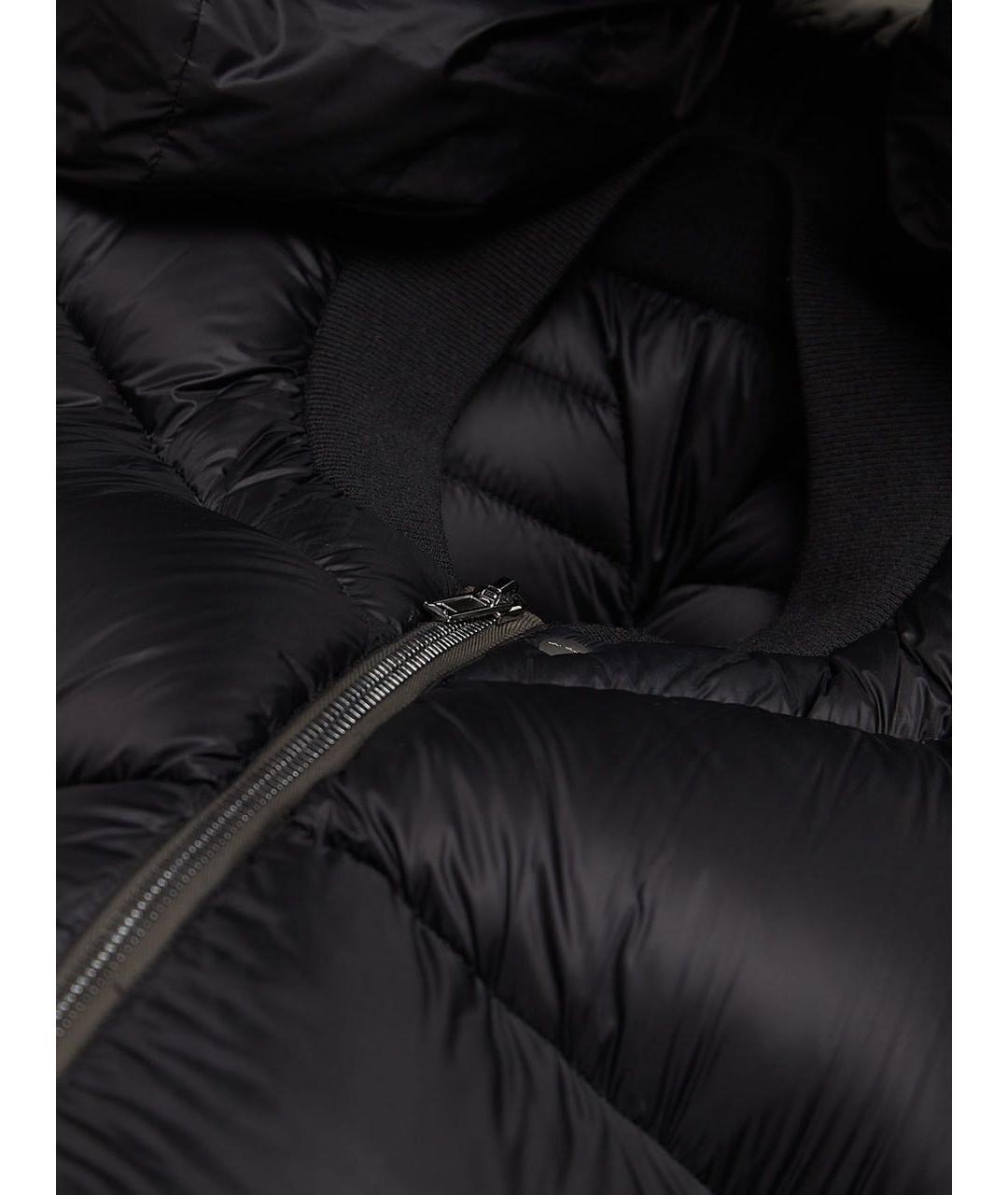 RICK OWENS Черная полиамидовая куртка, фото 3