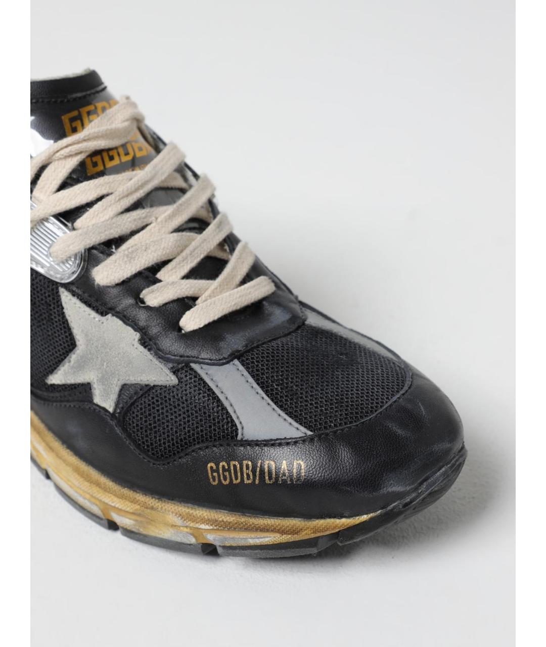 GOLDEN GOOSE DELUXE BRAND Черные низкие кроссовки / кеды, фото 4