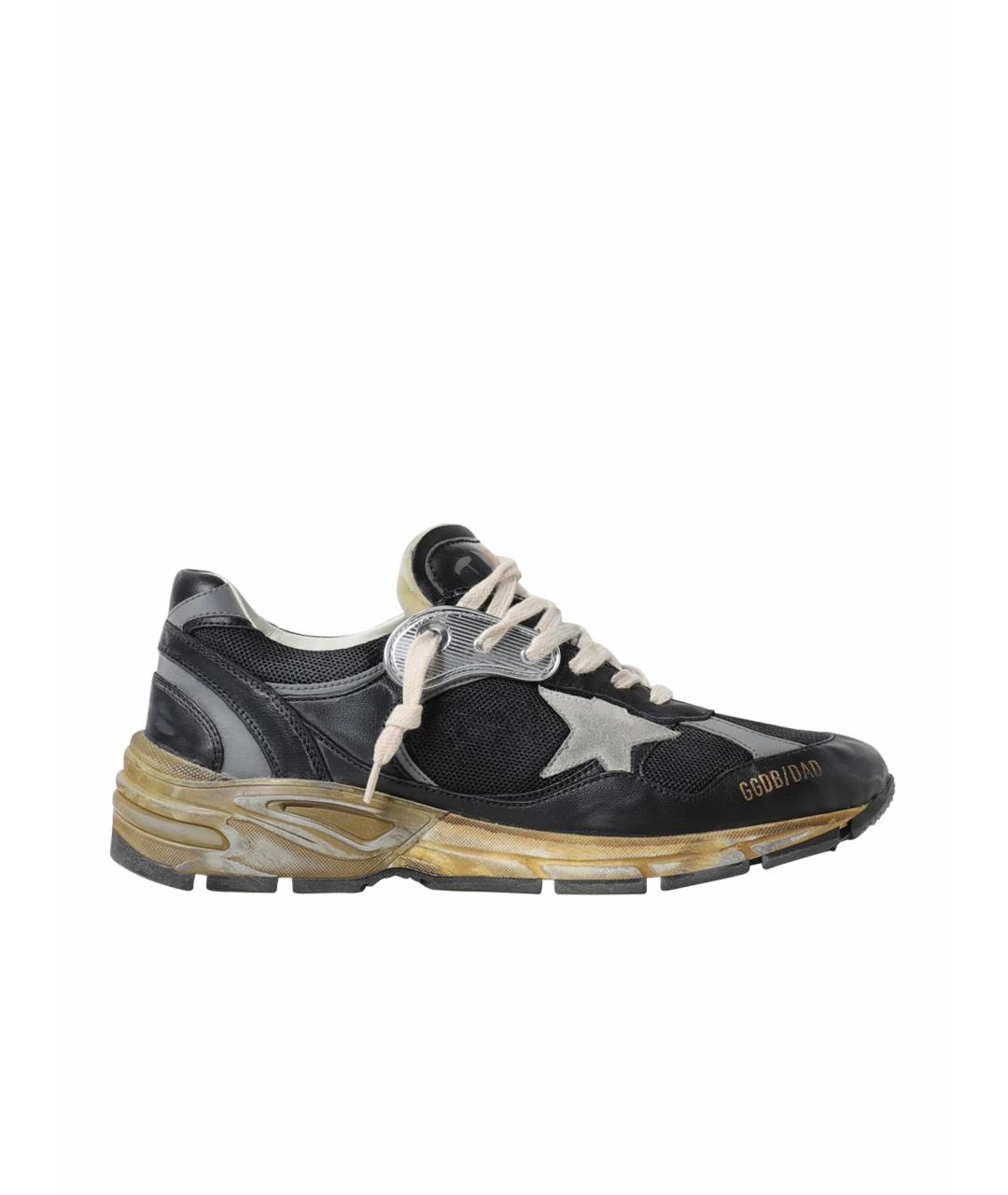 GOLDEN GOOSE DELUXE BRAND Черные низкие кроссовки / кеды, фото 1