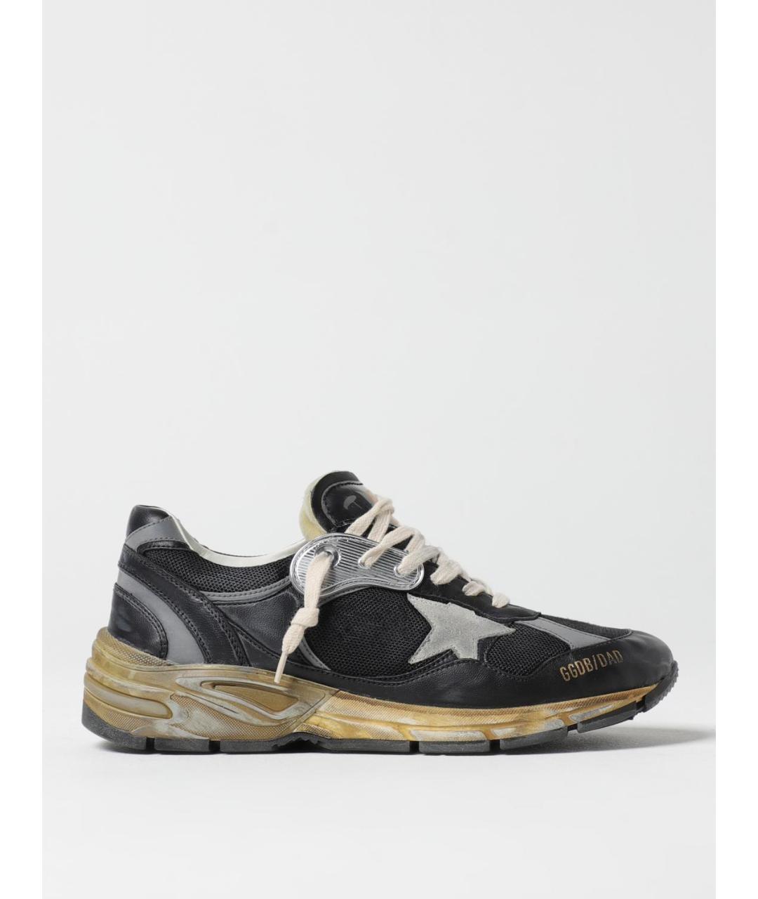 GOLDEN GOOSE DELUXE BRAND Черные низкие кроссовки / кеды, фото 5
