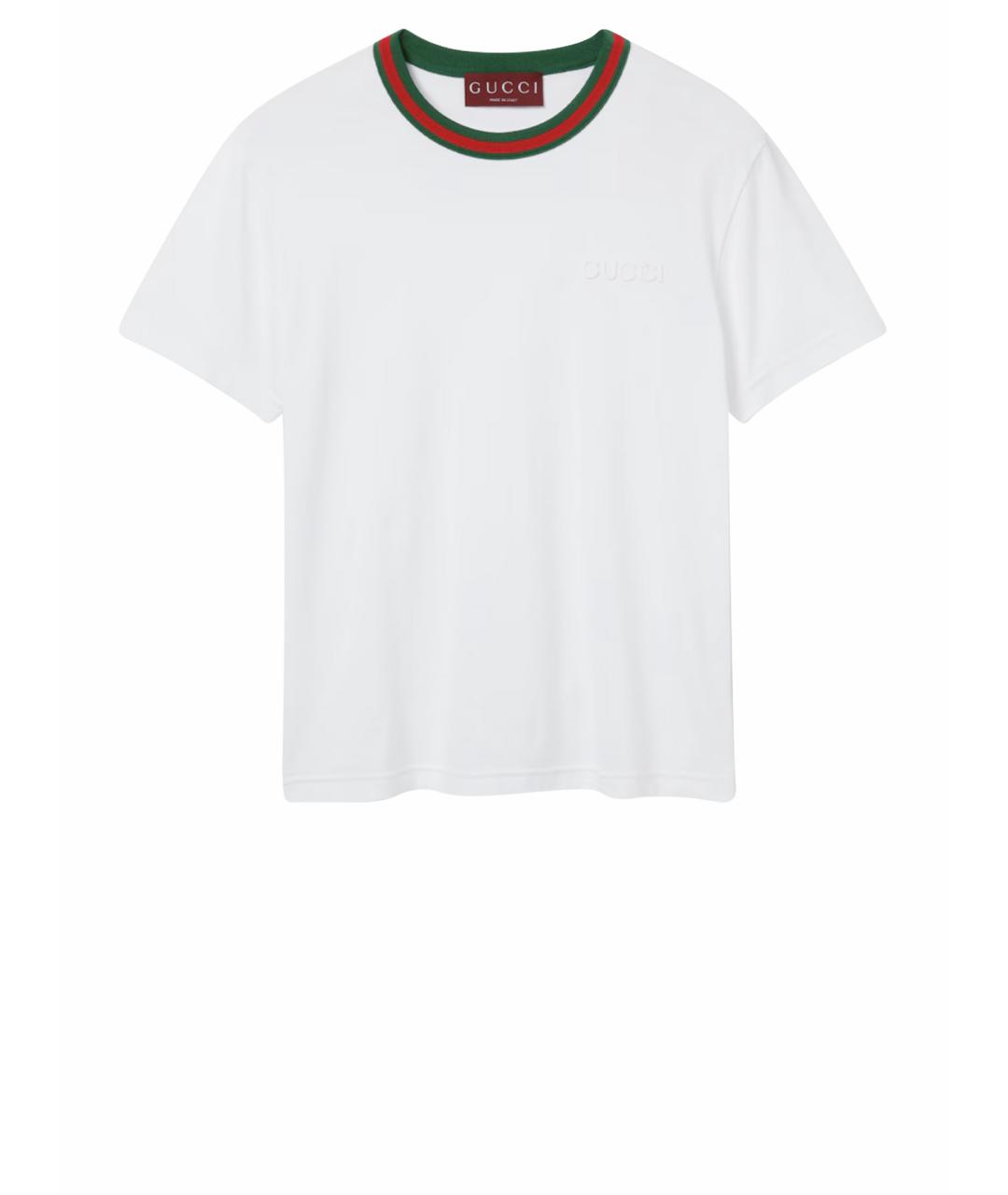 GUCCI Белая футболка, фото 1