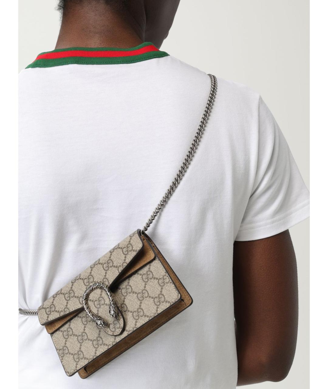 GUCCI Бежевая сумка через плечо, фото 2