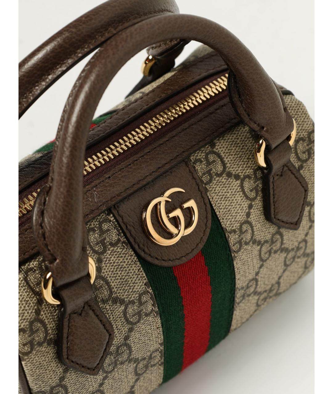 GUCCI Бежевая сумка тоут, фото 4