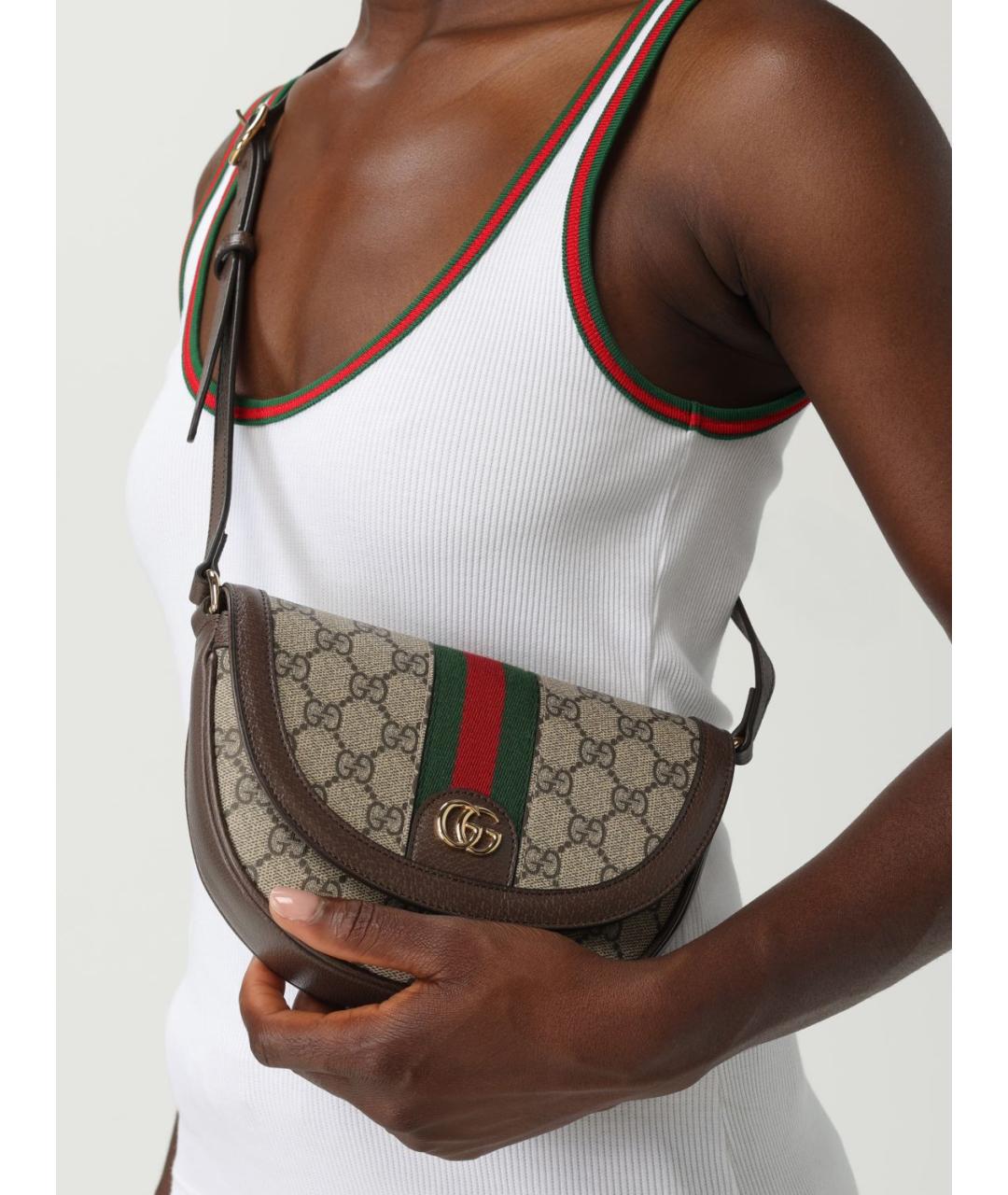 GUCCI Бежевая сумка через плечо, фото 2