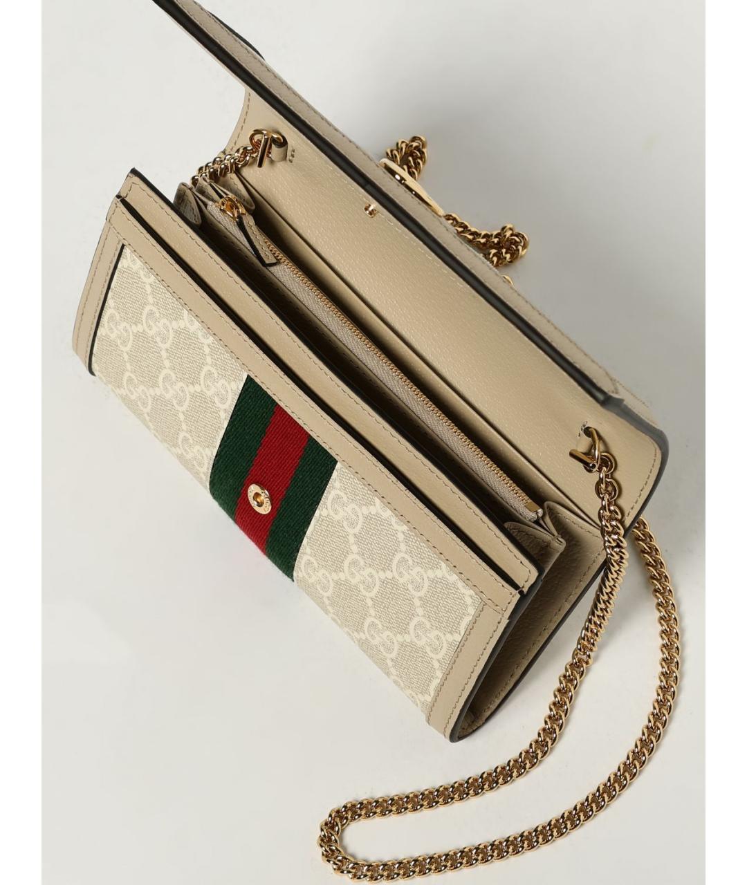 GUCCI Бежевая сумка через плечо, фото 5