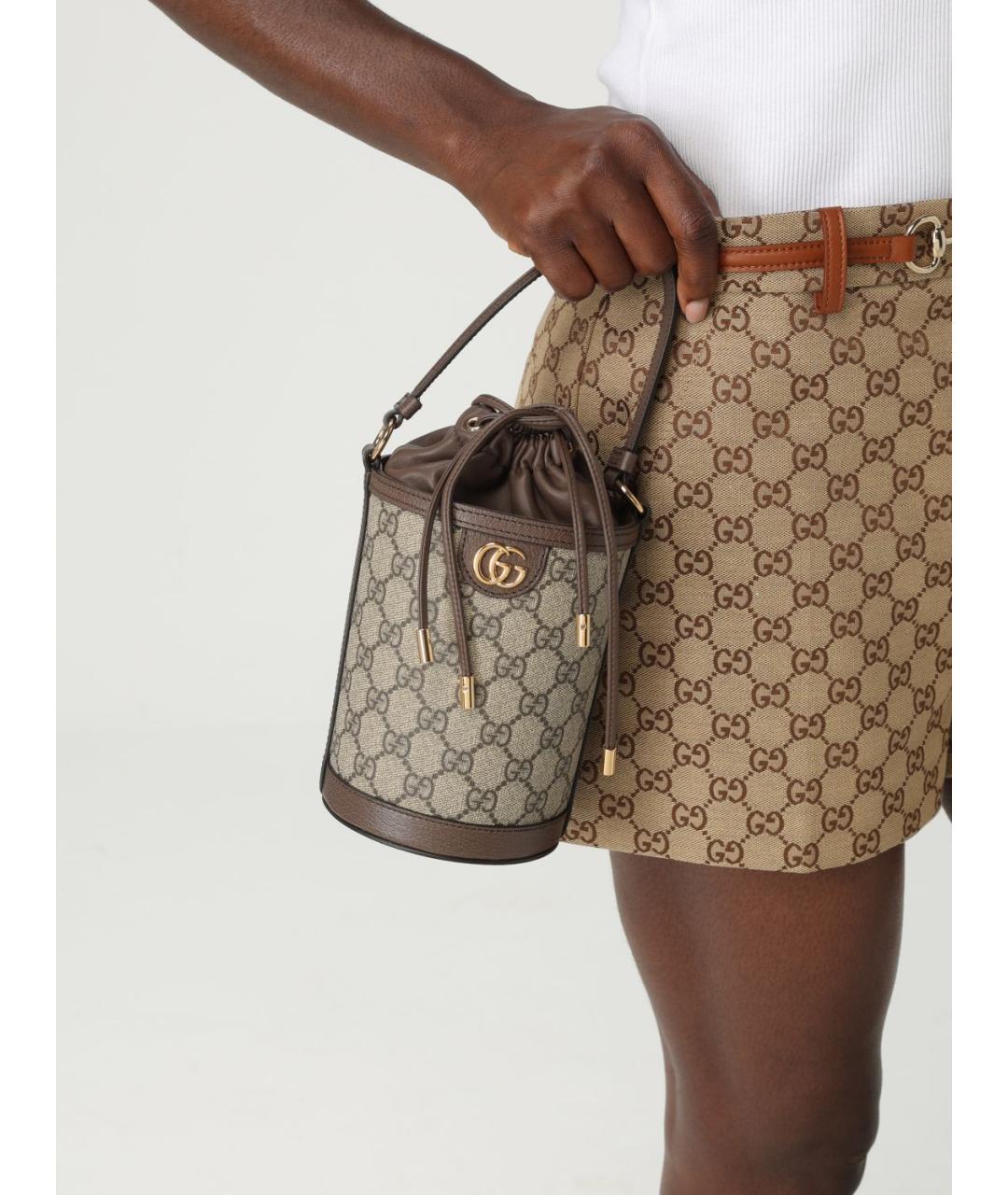 GUCCI Бежевая сумка тоут, фото 2