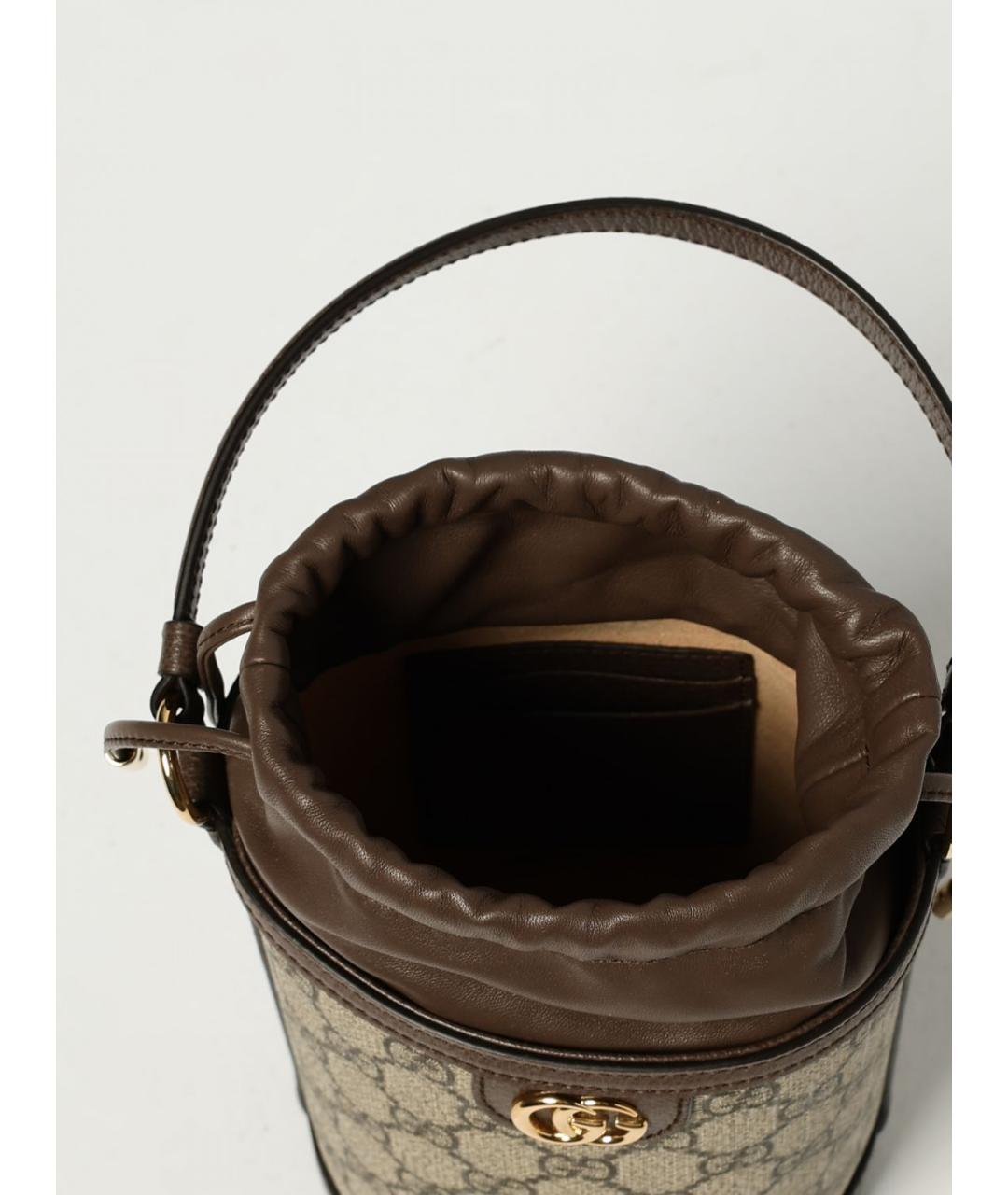 GUCCI Бежевая сумка тоут, фото 5
