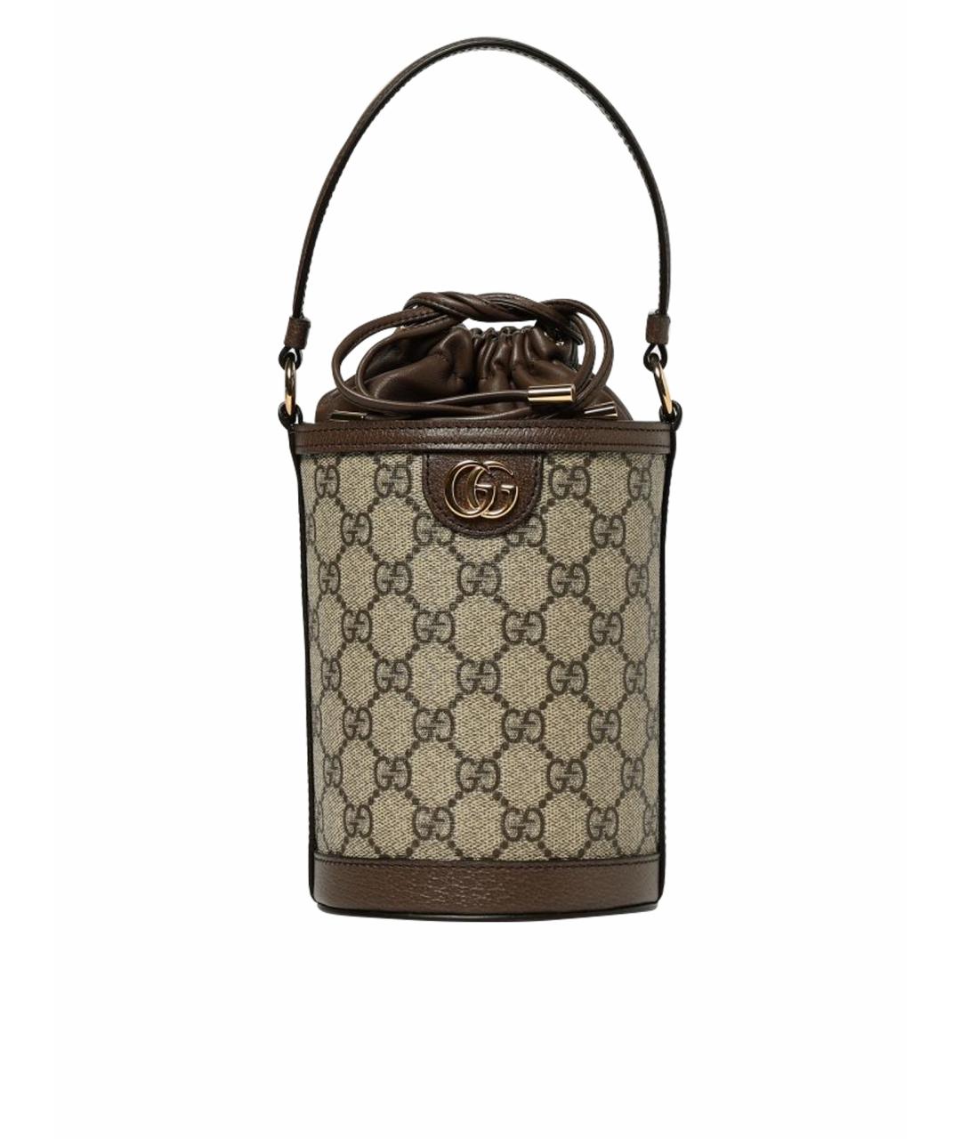 GUCCI Бежевая сумка тоут, фото 6