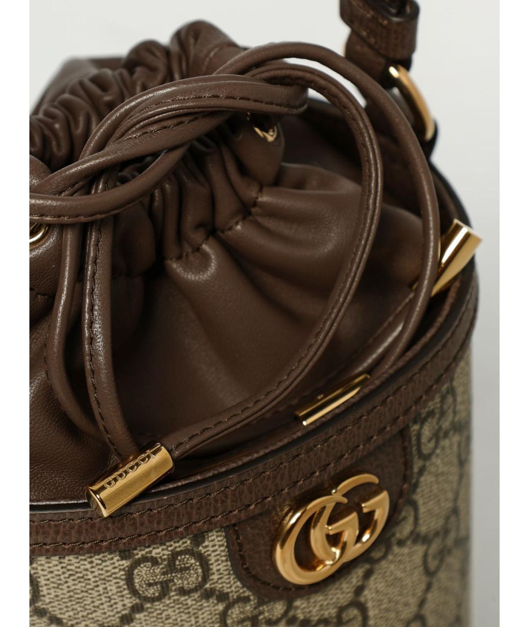 GUCCI Бежевая сумка тоут, фото 4