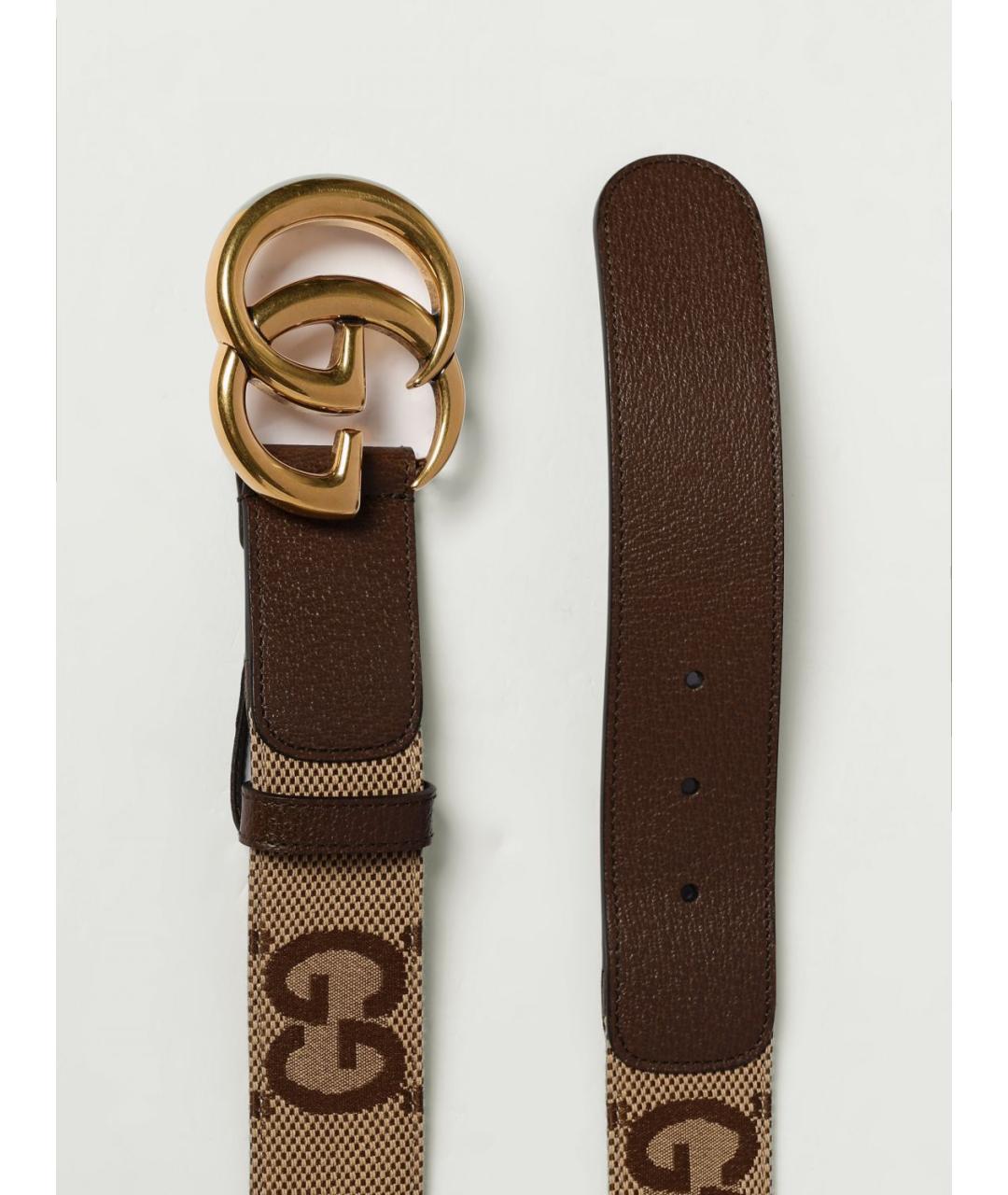 GUCCI Бежевый ремень, фото 3