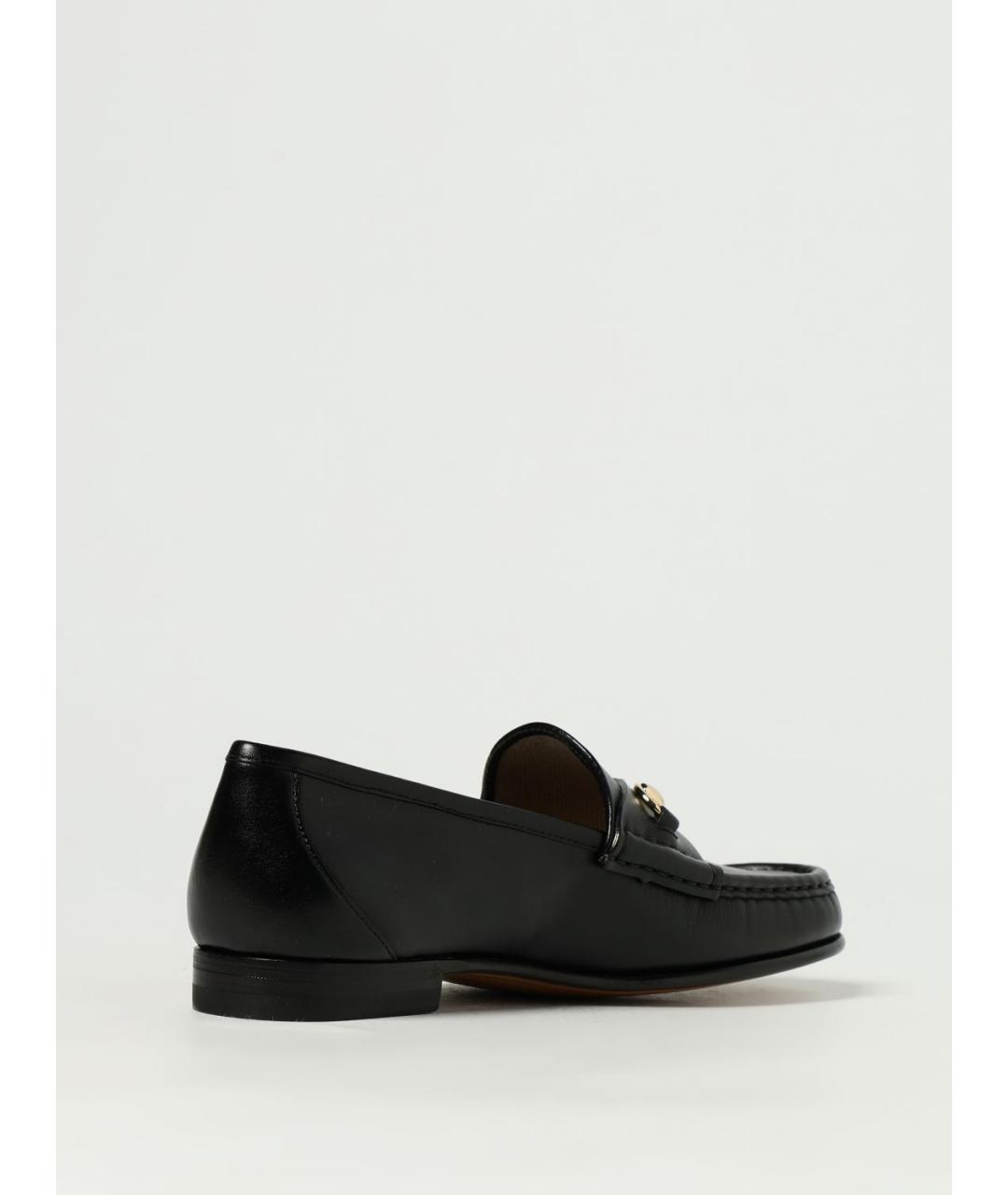 GUCCI Черные кожаные лоферы, фото 3