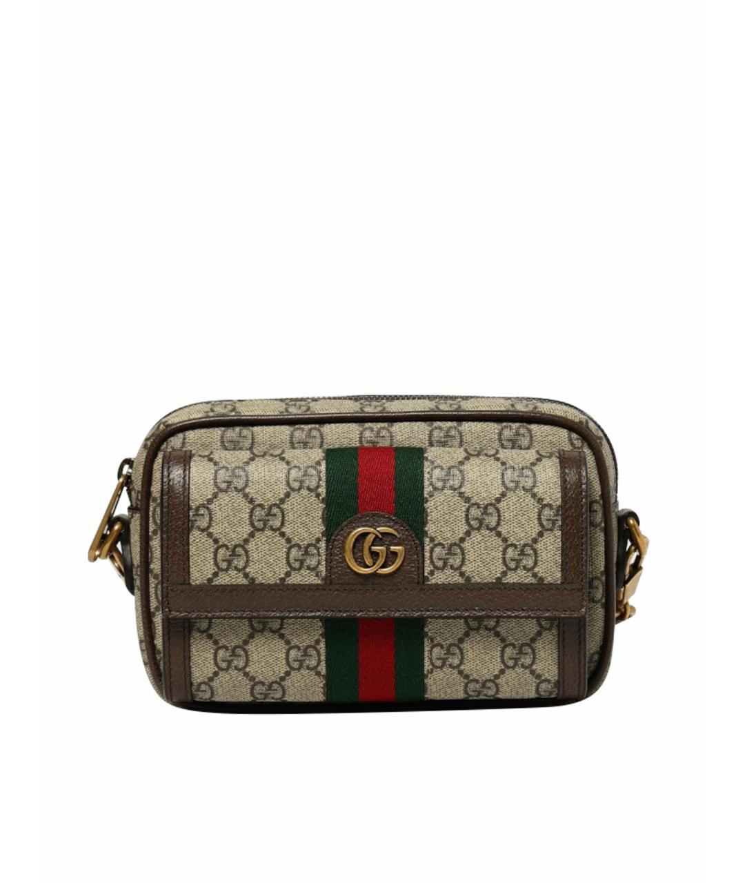 GUCCI Бежевая сумка на плечо, фото 1