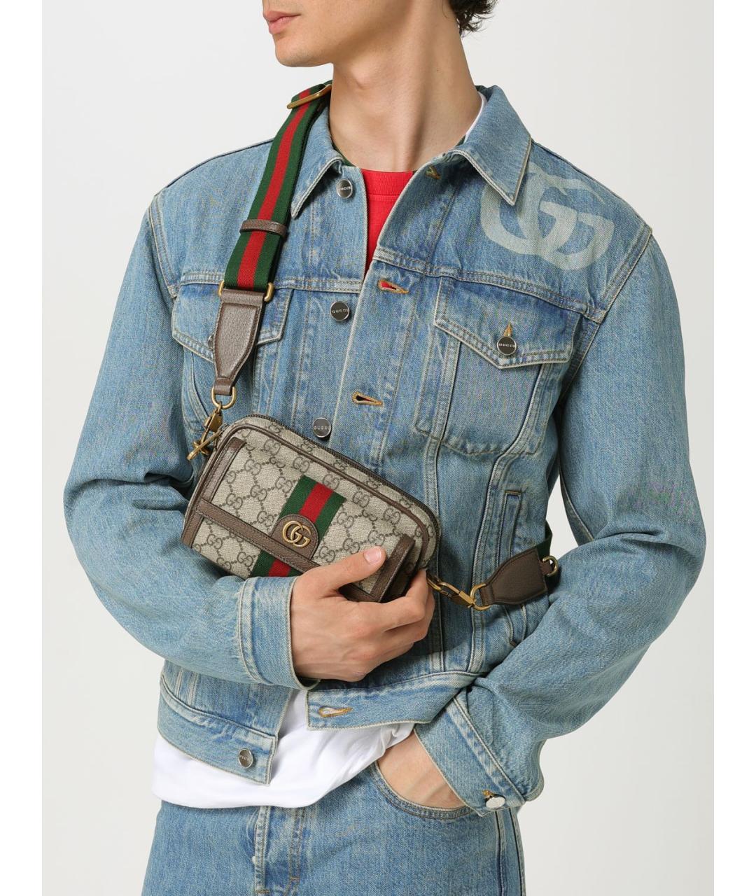 GUCCI Бежевая сумка на плечо, фото 2