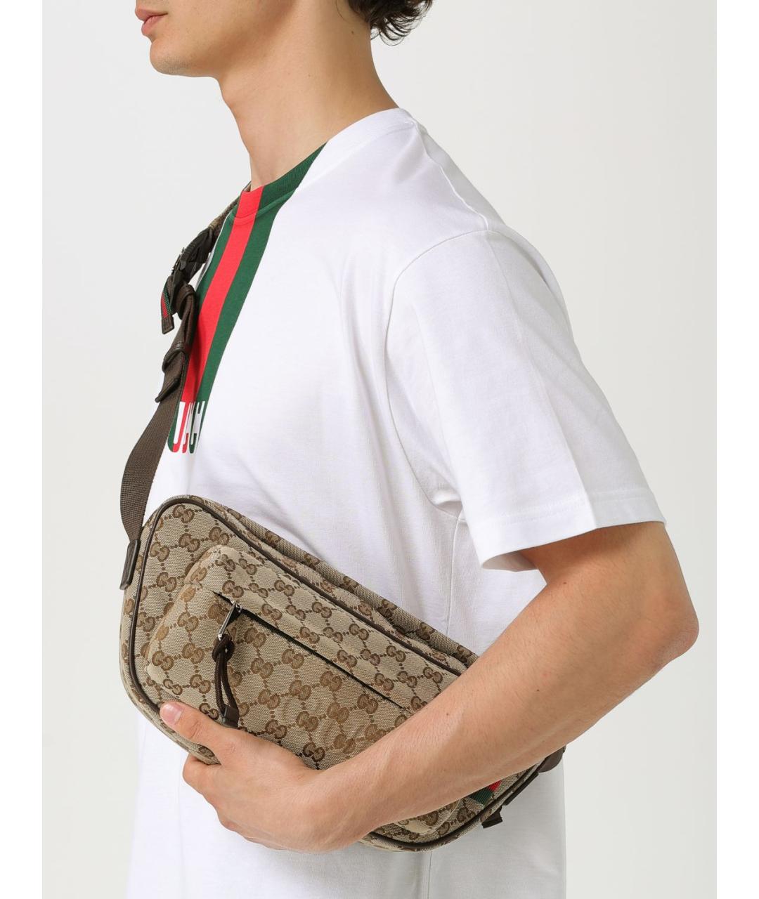GUCCI Бежевая сумка на плечо, фото 2