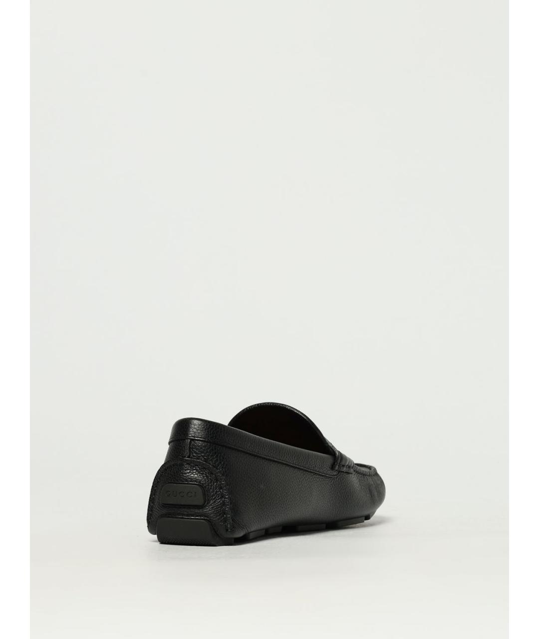 GUCCI Черные мокасины, фото 3