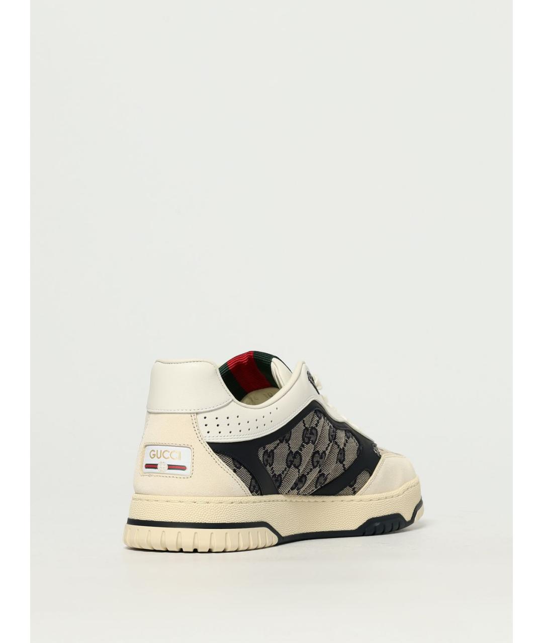 GUCCI Бежевые низкие кроссовки / кеды, фото 3