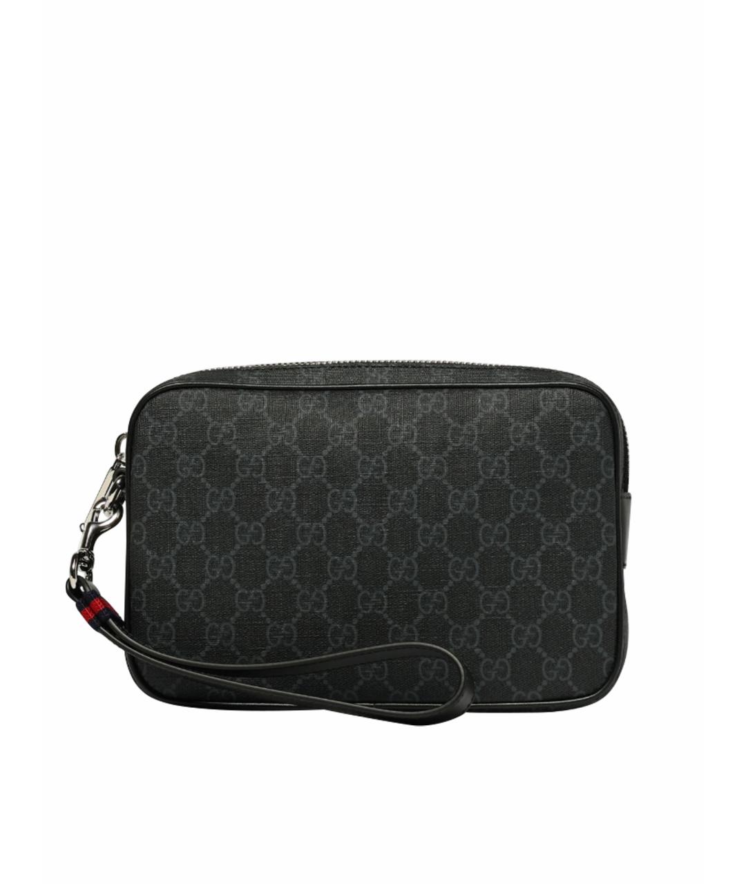 GUCCI Черная барсетка, фото 1