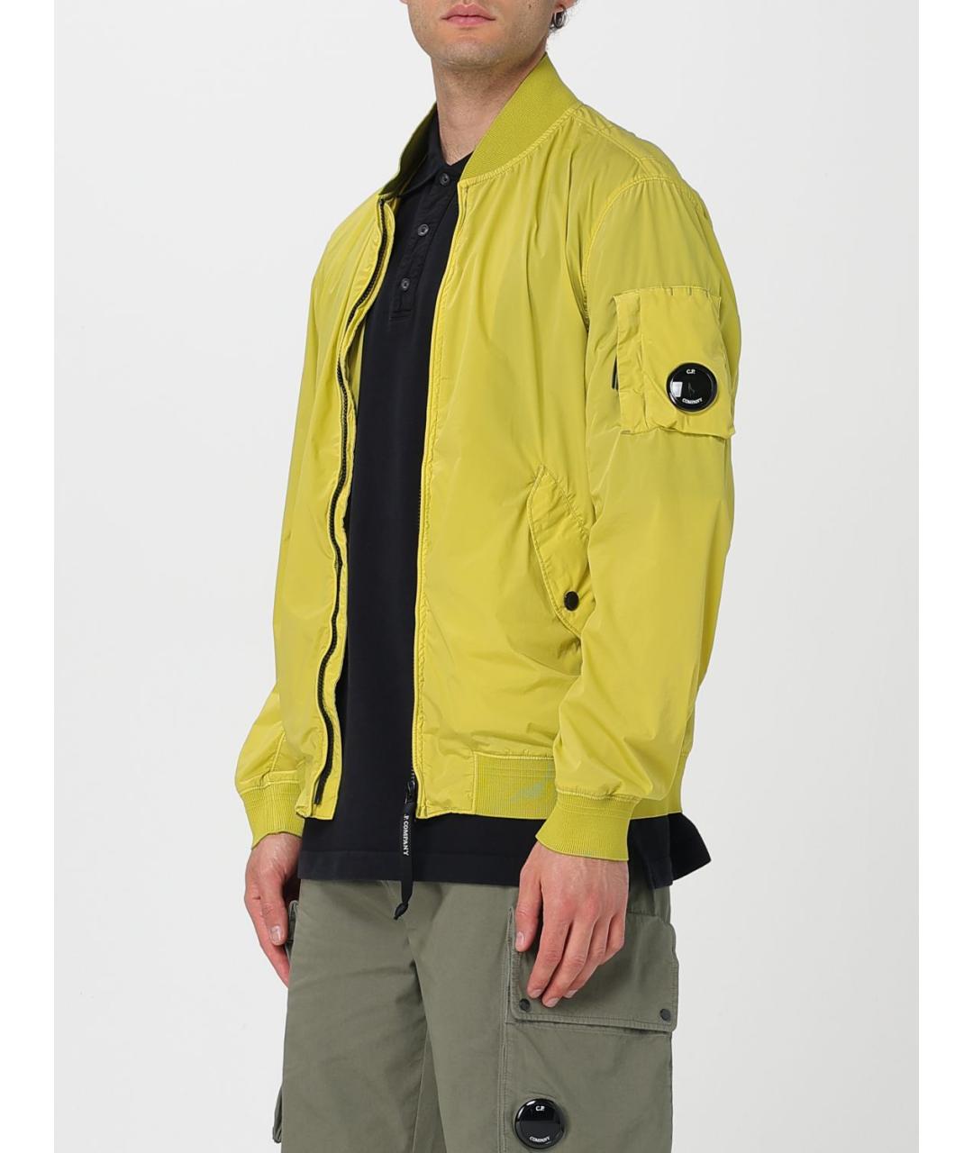 CP COMPANY Желтая синтетическая куртка, фото 4