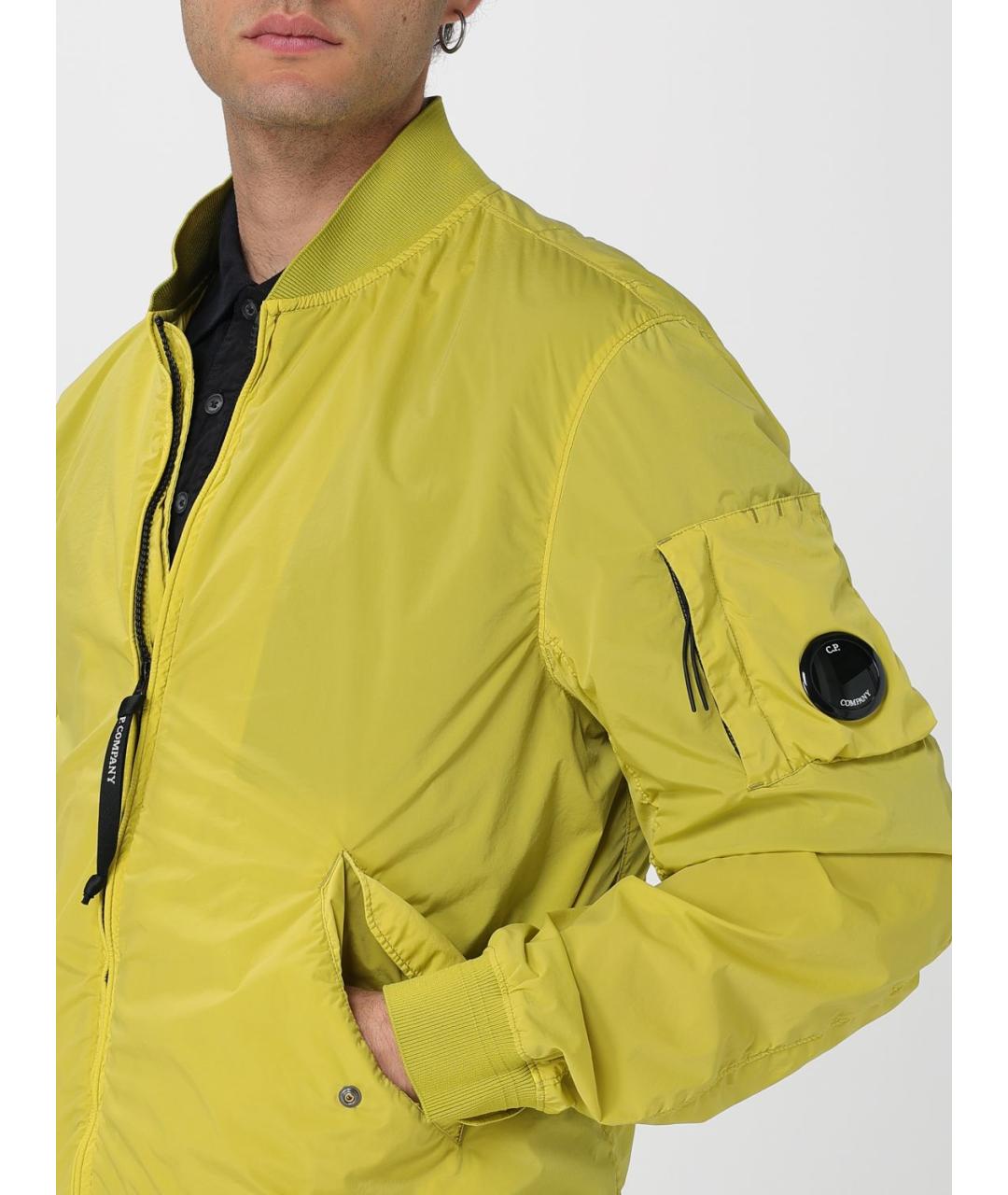 CP COMPANY Желтая синтетическая куртка, фото 5