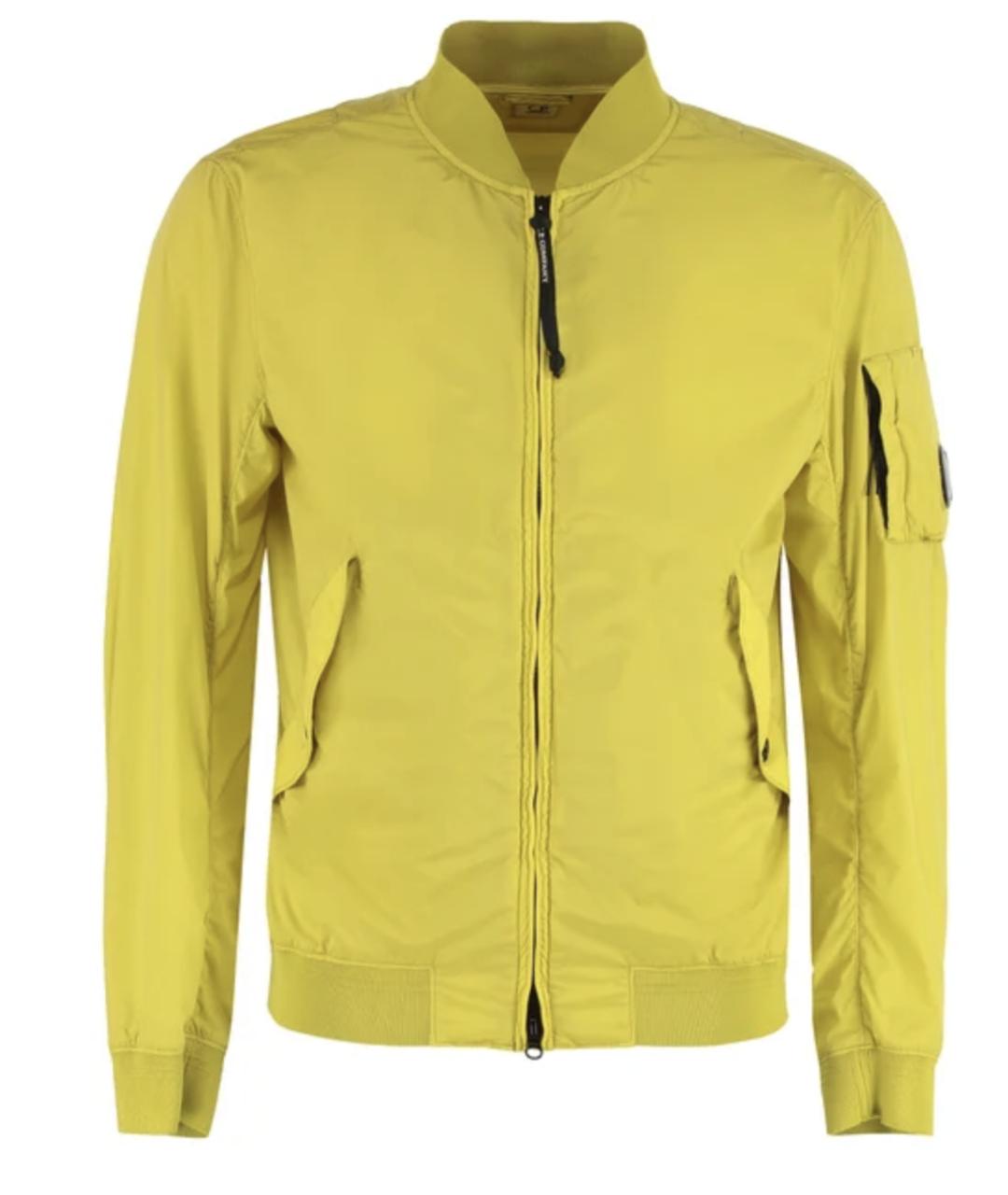 CP COMPANY Желтая синтетическая куртка, фото 1