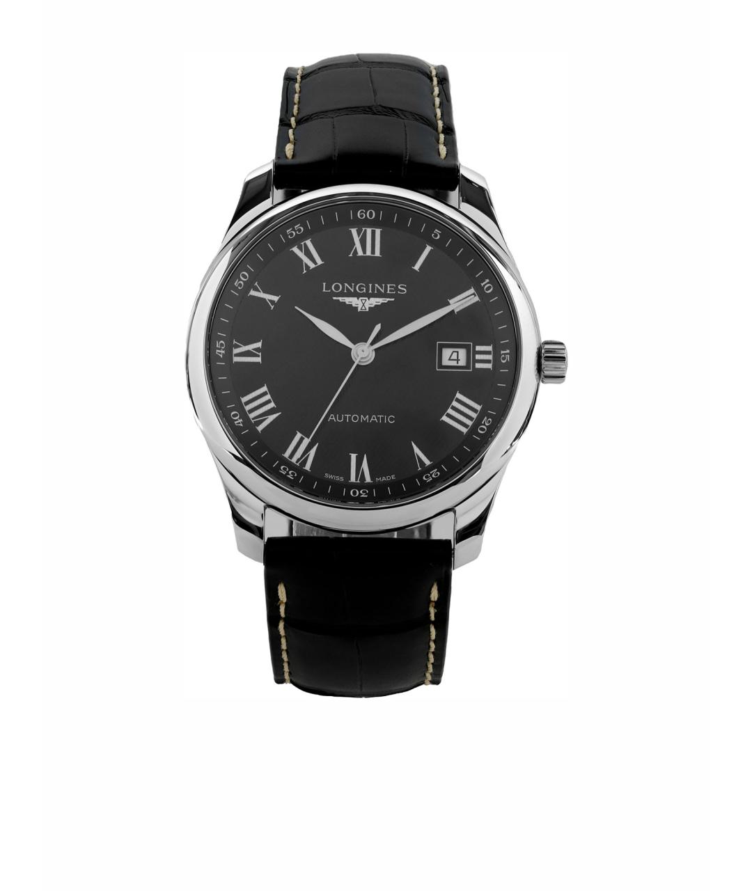 LONGINES Черные часы, фото 1