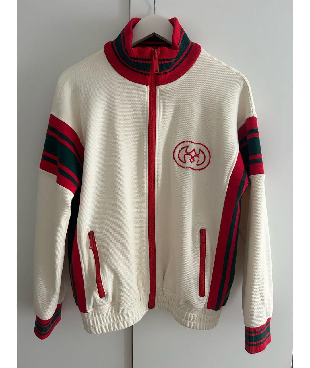 GUCCI Белая спортивная куртка, фото 6